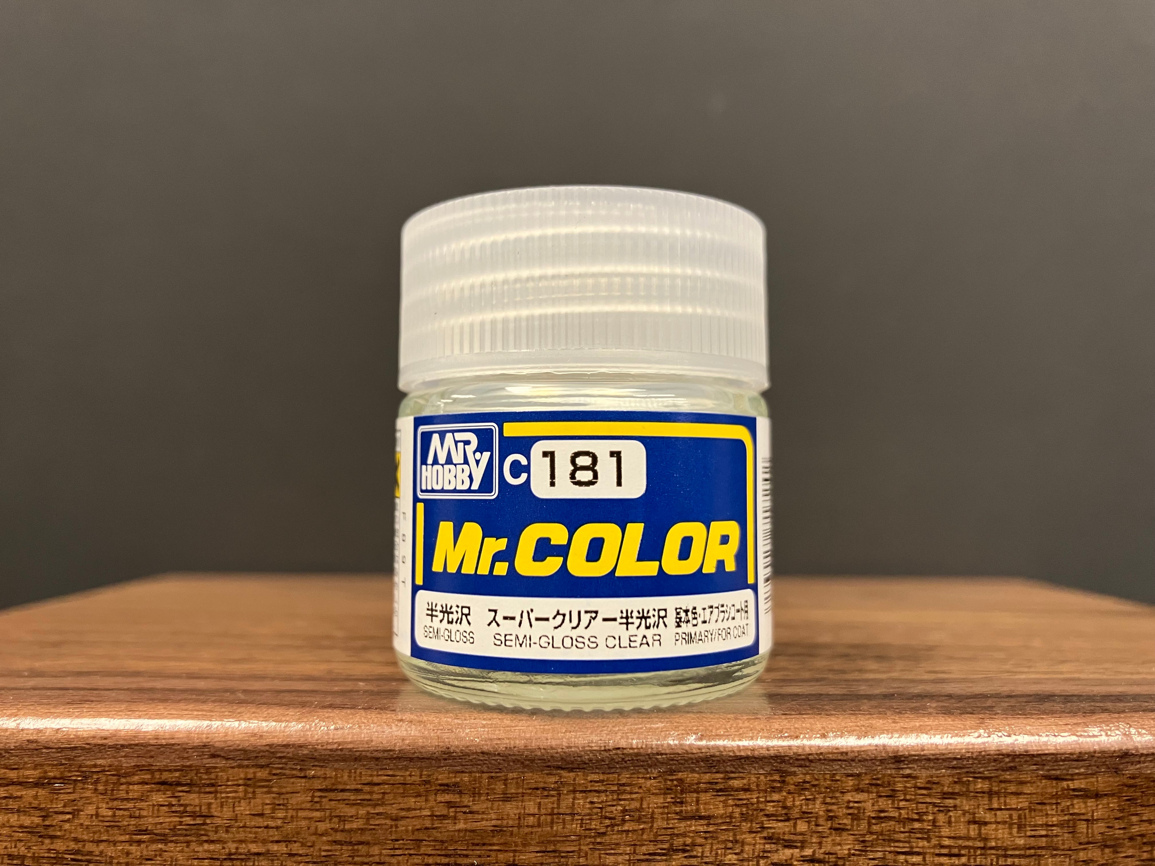 Semi-Gloss Transparent Semi-Gloss Clear C181 半光澤: 半光澤透明 基本色·用於噴槍塗層