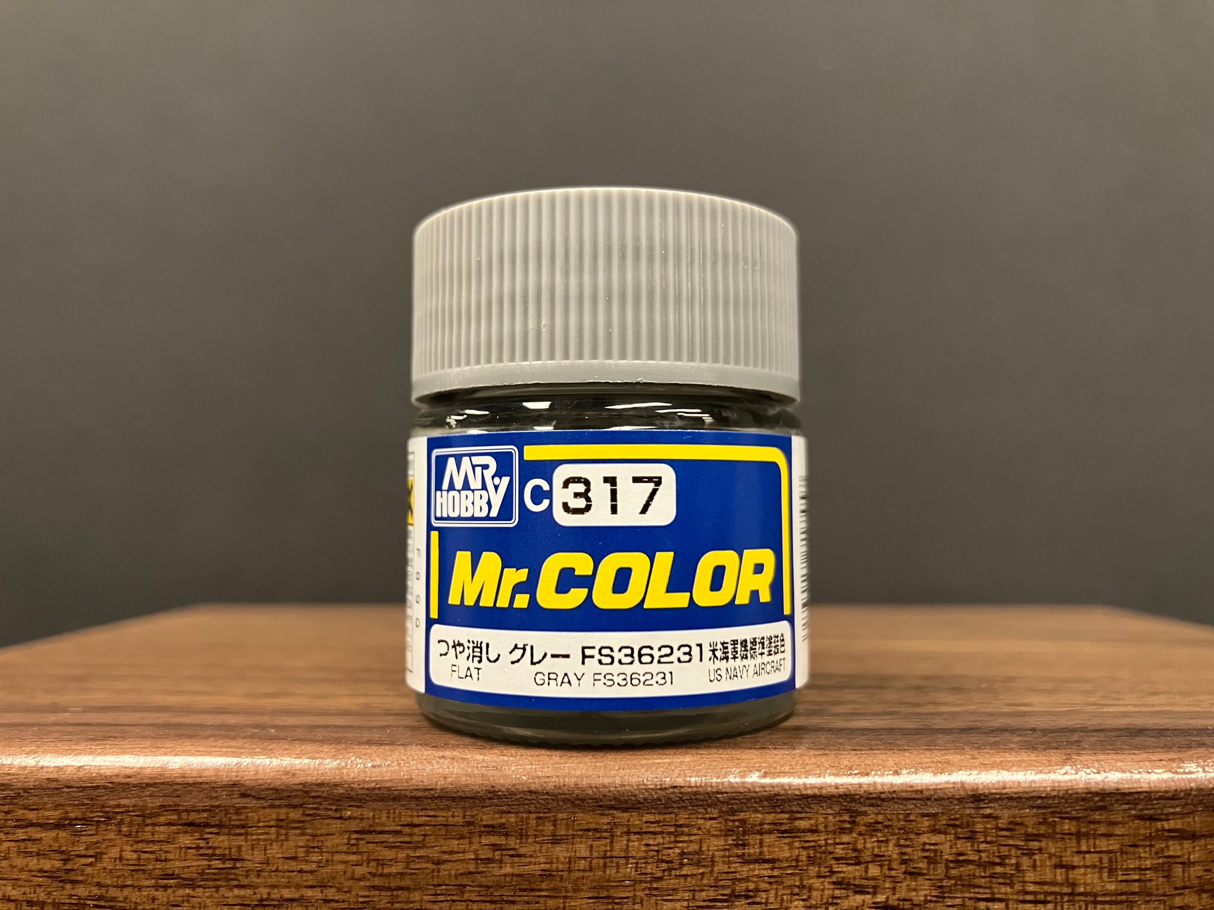 Matt Gray FS36231 C317 消光: 灰色 美國海軍機標準塗裝色