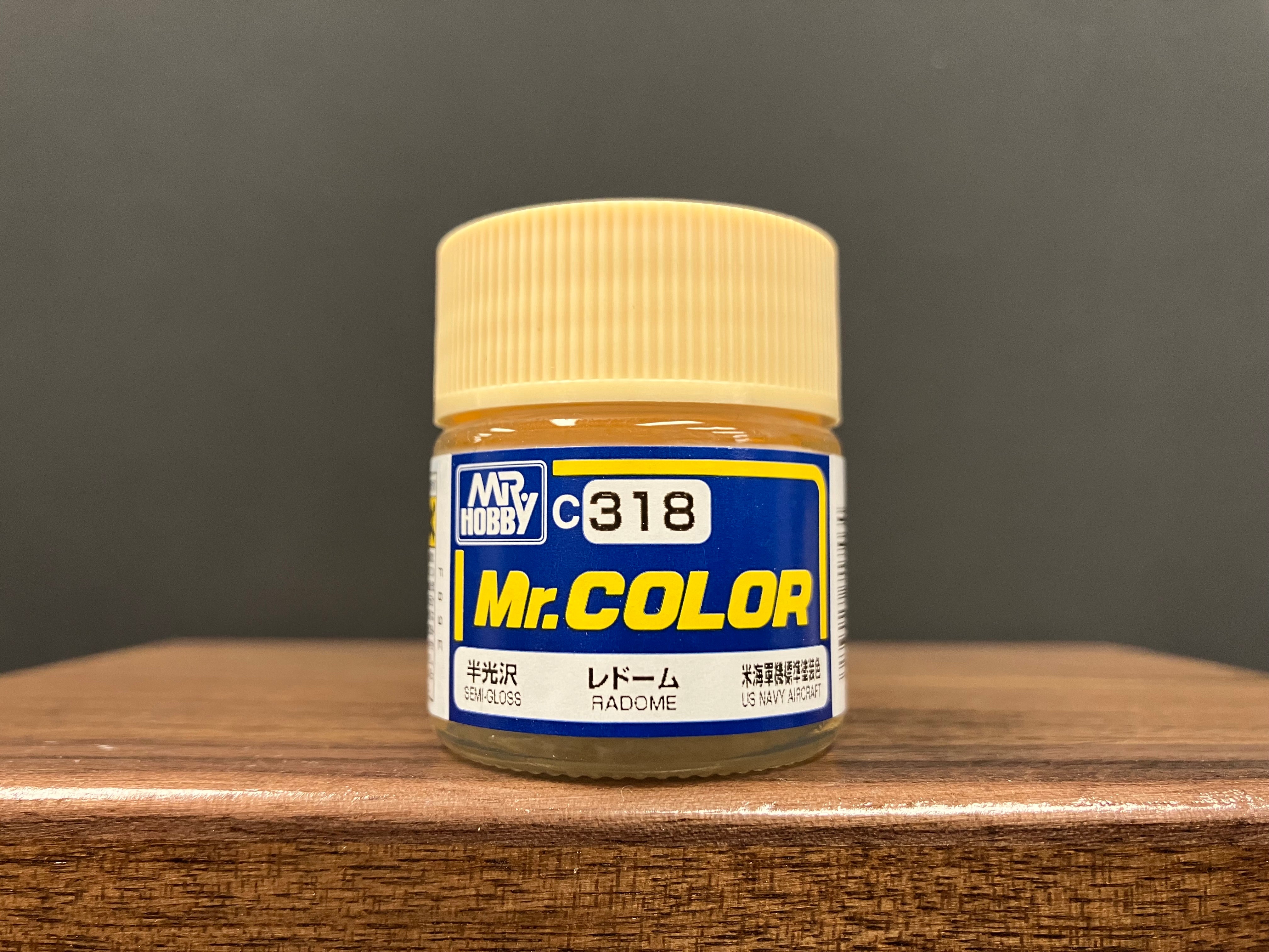 Semi-Gloss Radome C318 半光澤: 雷達天線罩色 美國海軍機標準塗裝色