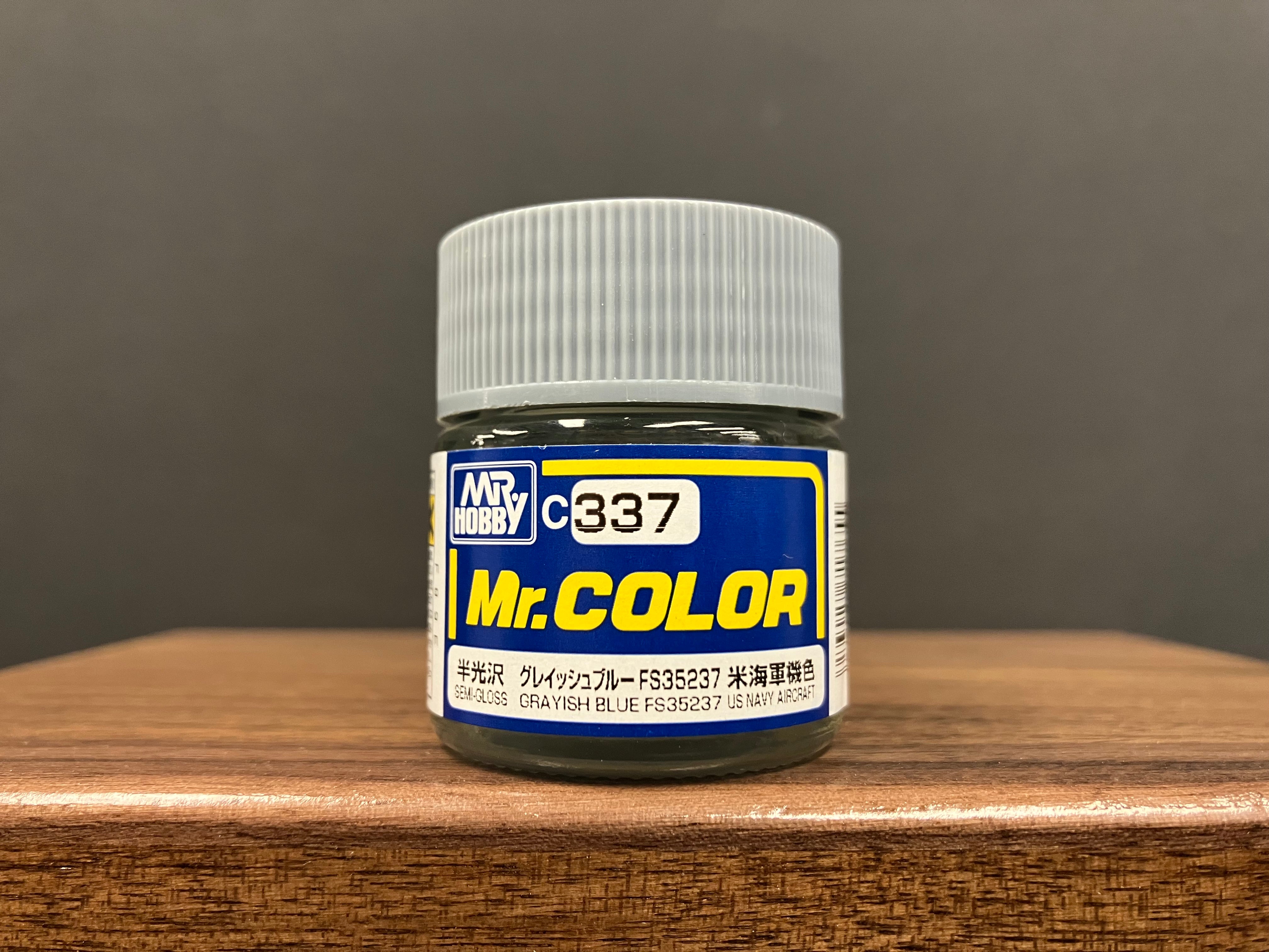 Semi-Gloss Grayish Blue FS35237 C337 半光澤: 灰藍色 美國海軍機色
