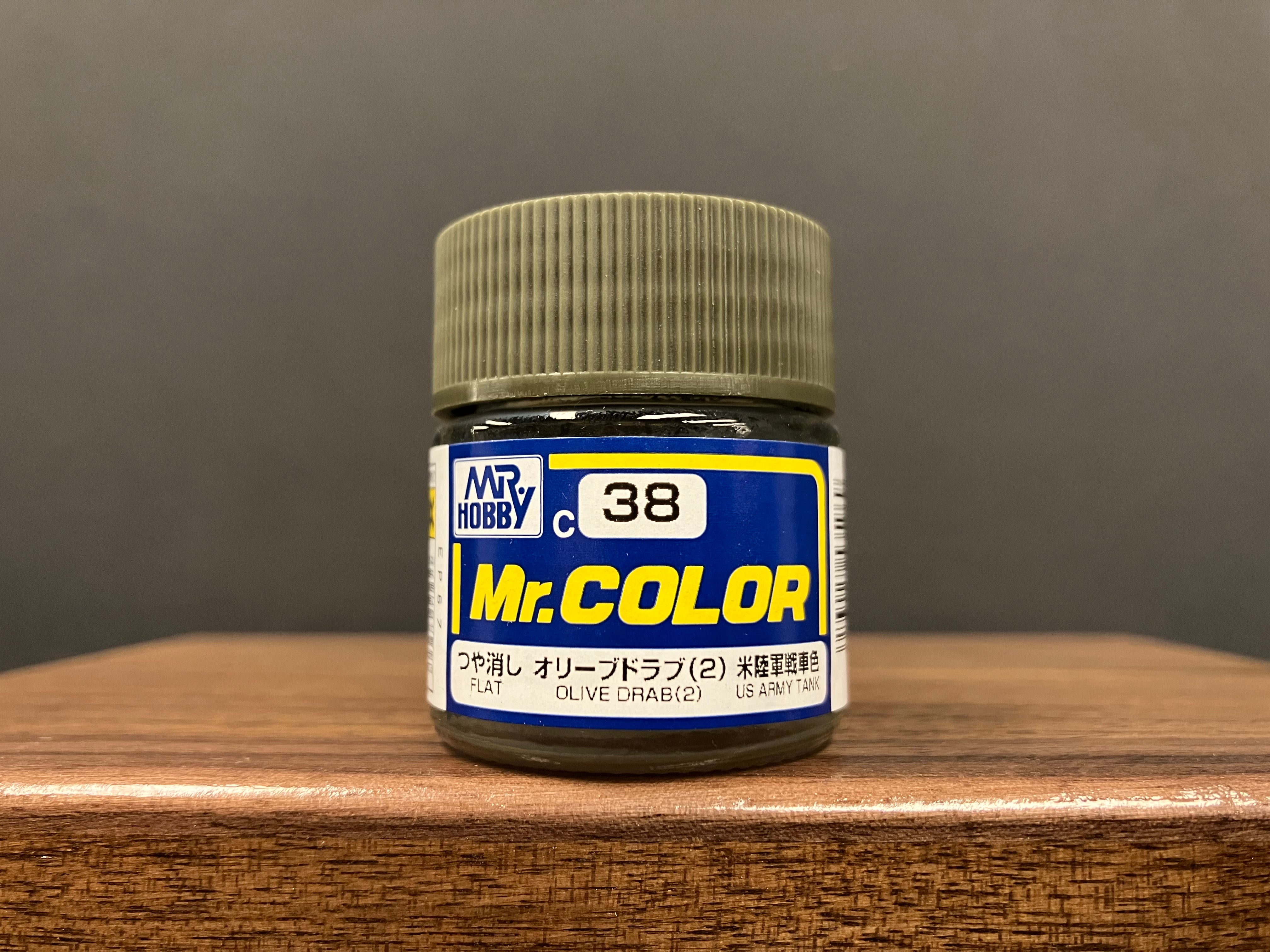 Matt Olive Drab (2) C38 消光: 橄欖褐色 (貳) 美國陸軍戰車色