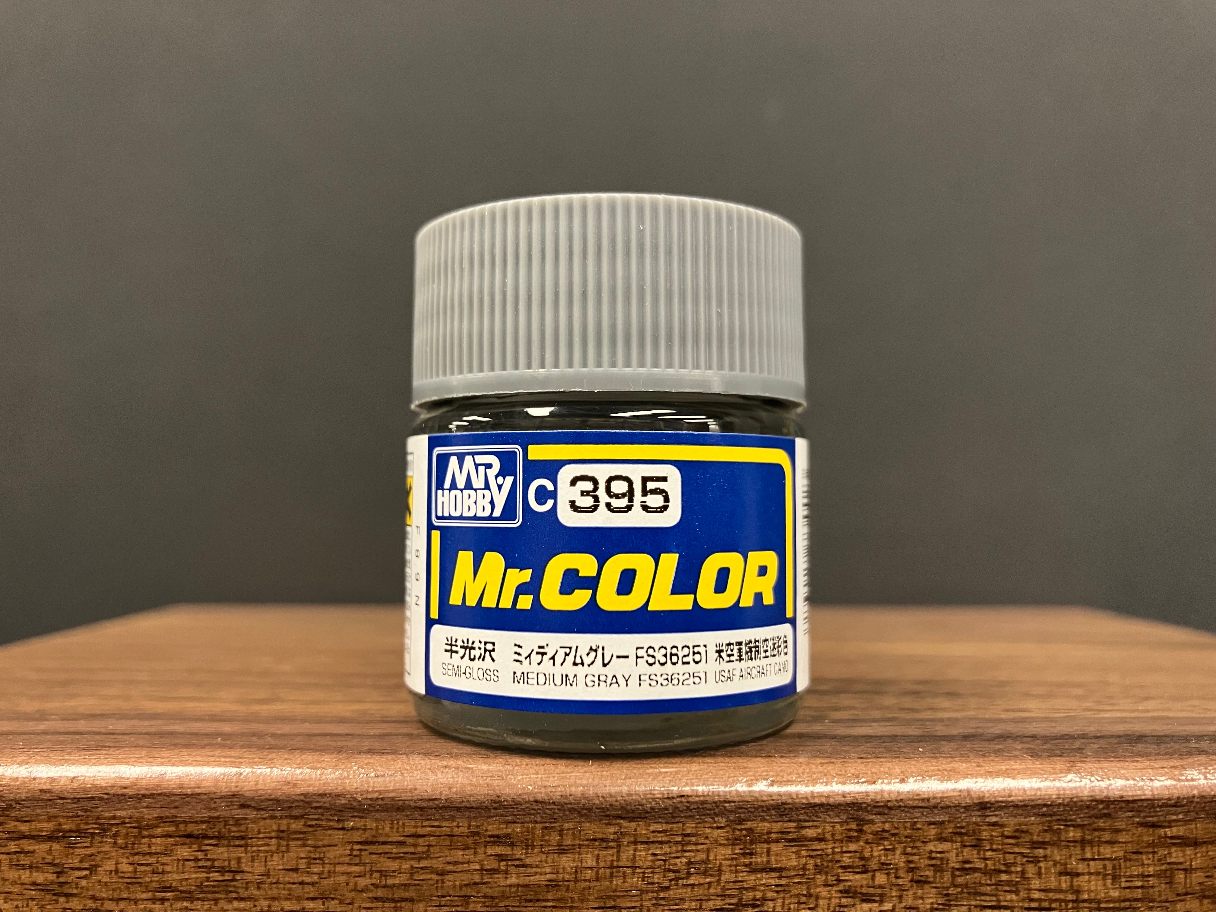 Semi-Gloss Medium Gray FS36251 C395 半光澤: 中灰色 米空軍機制空迷彩色