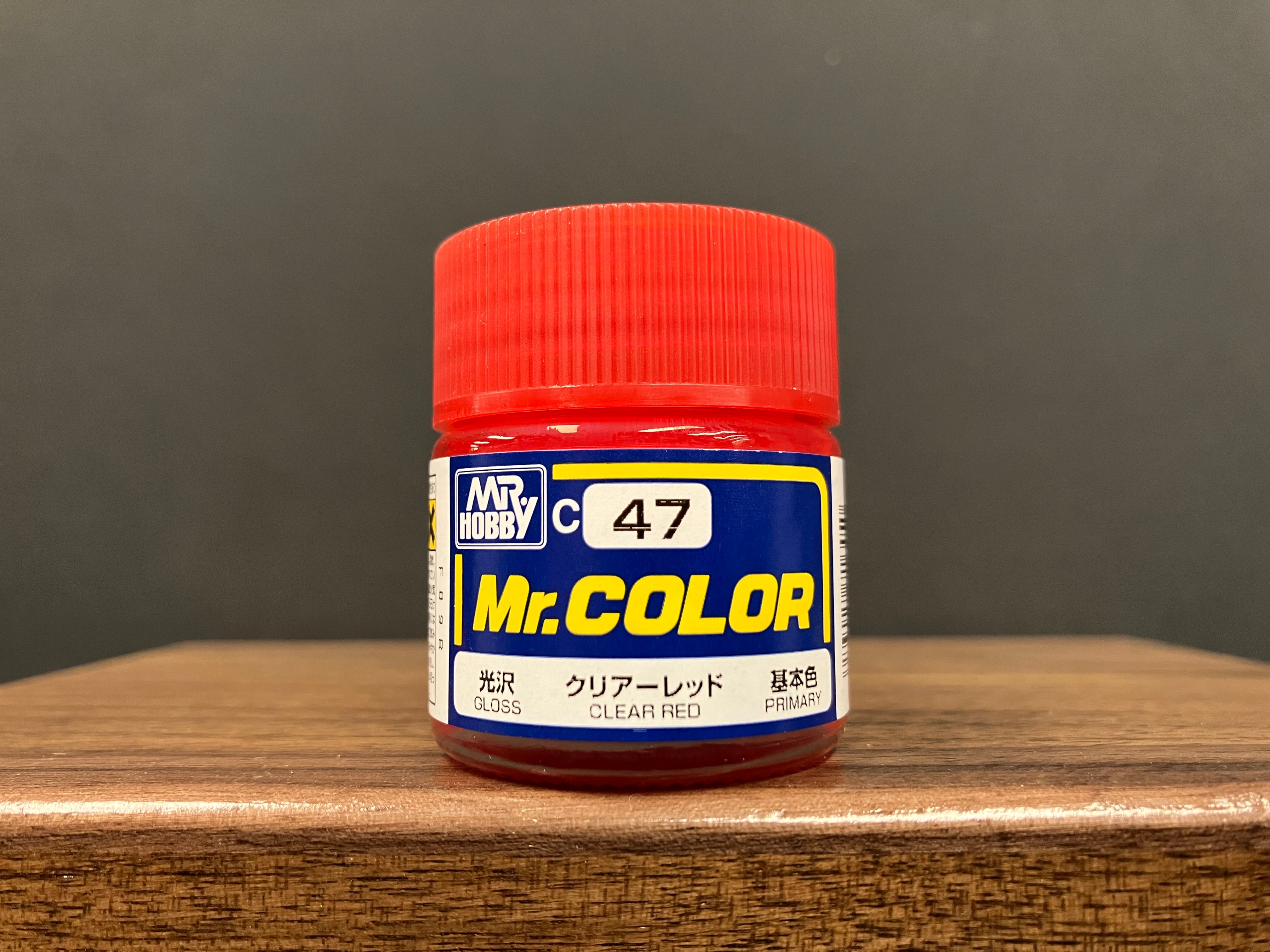 Gloss Translucent Clear Red C47 光澤: 透明紅色 基本色