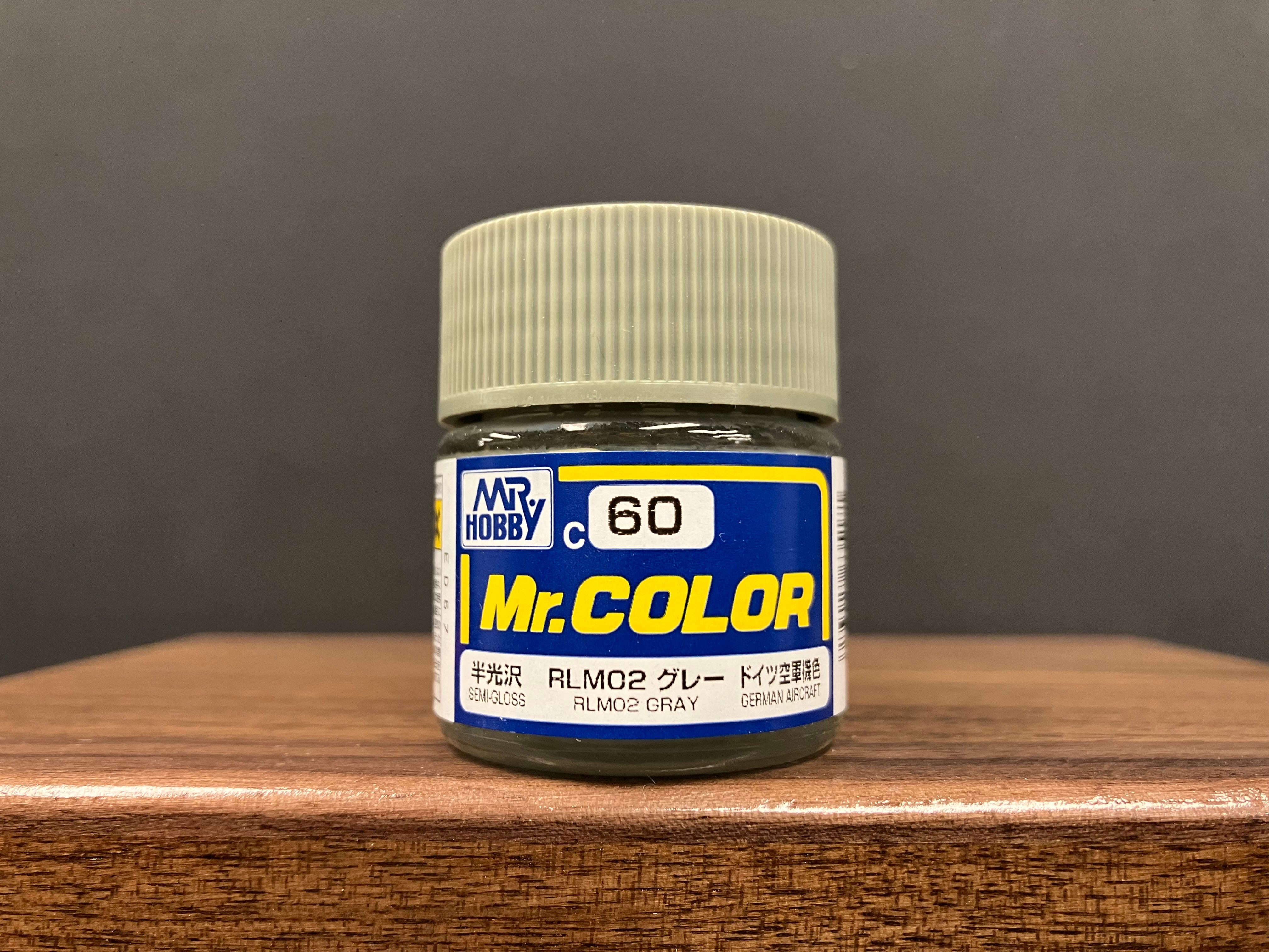 Semi-Gloss RLM02 Gray C60 半光澤: 灰色 德國空軍機色