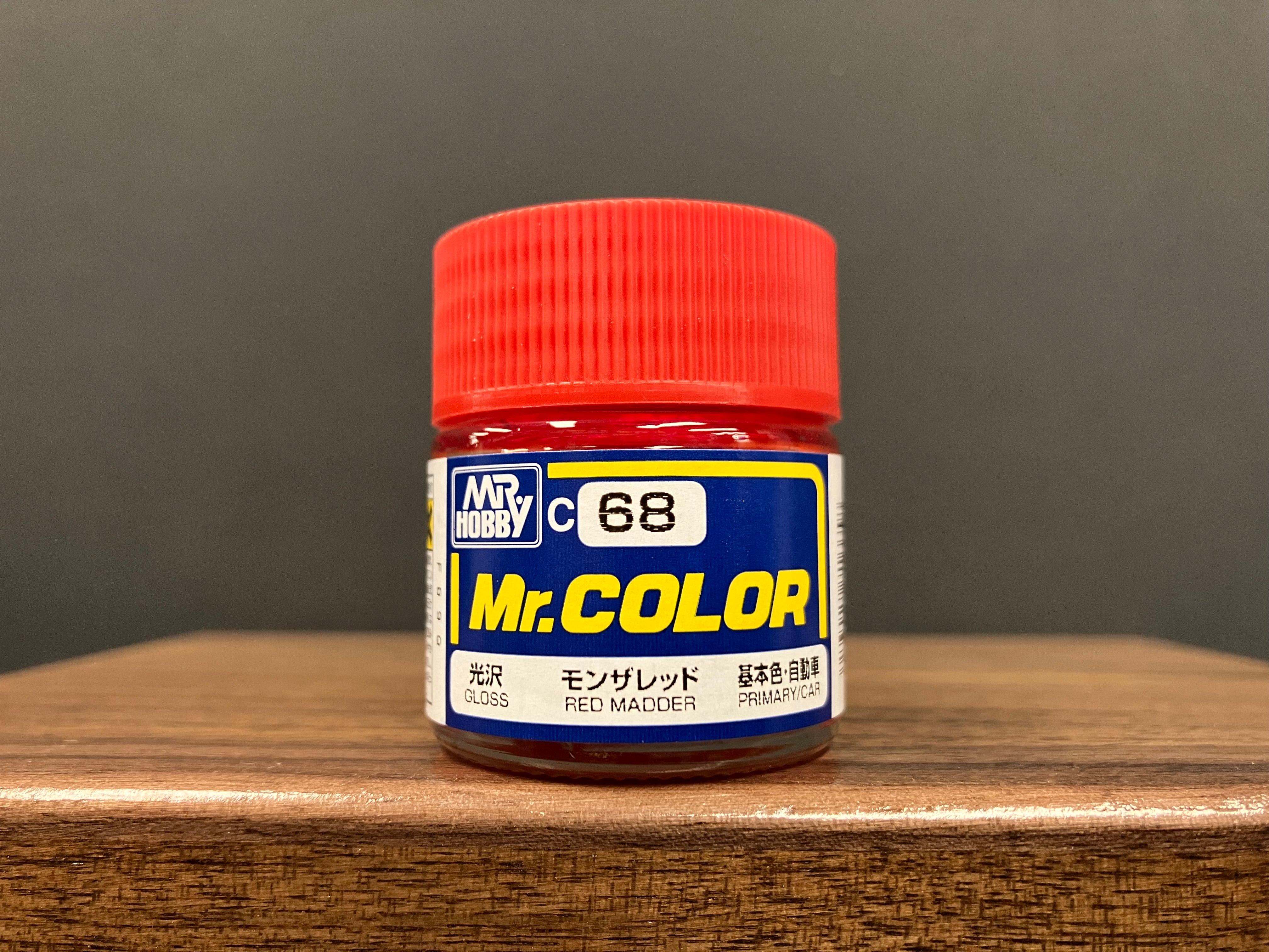 Gloss Red Madder C68 光澤: 茜草紅 基本色·自動車