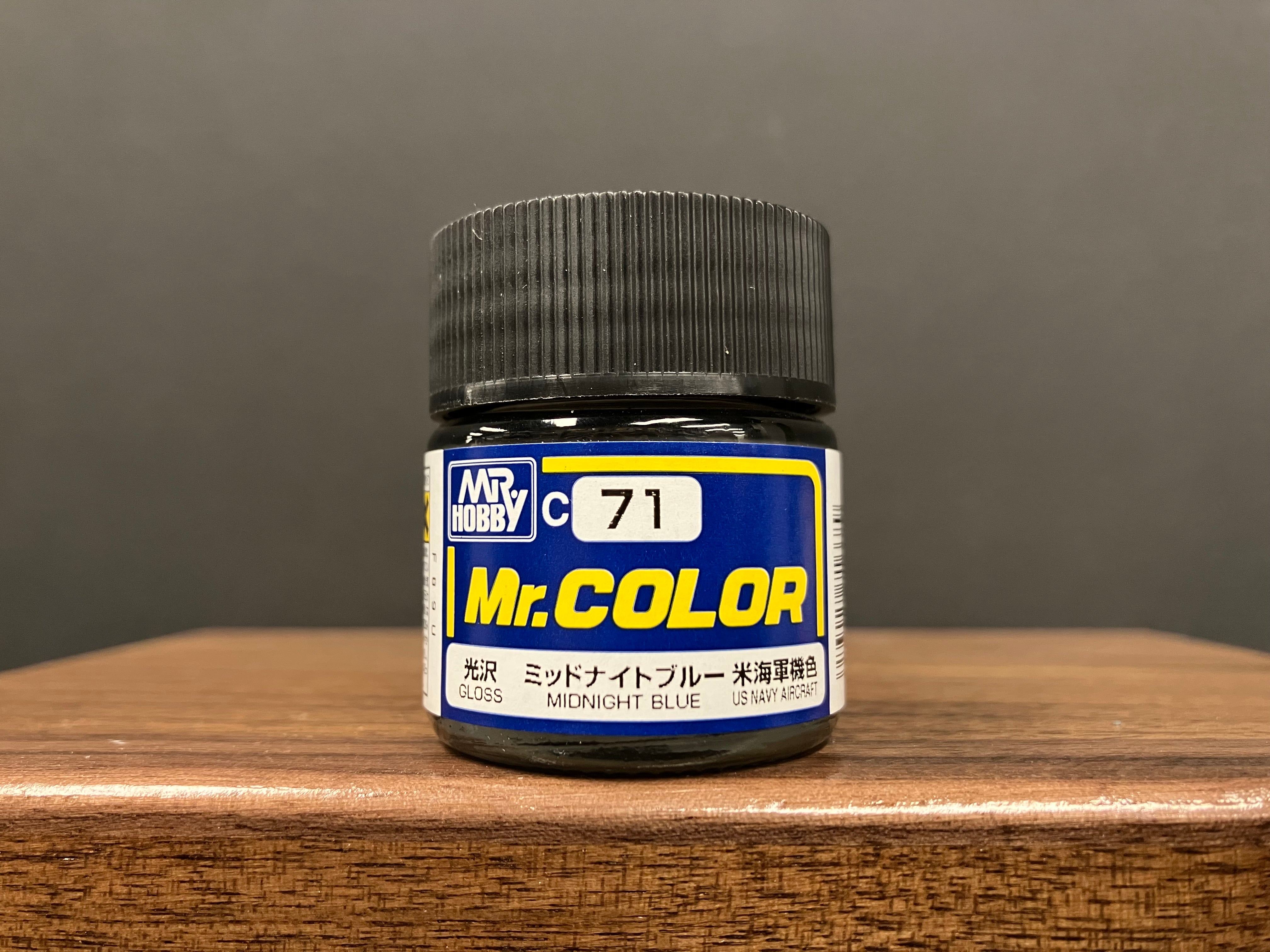 Gloss Midnight Blue C71 光澤: 午夜藍色 美國海軍機色