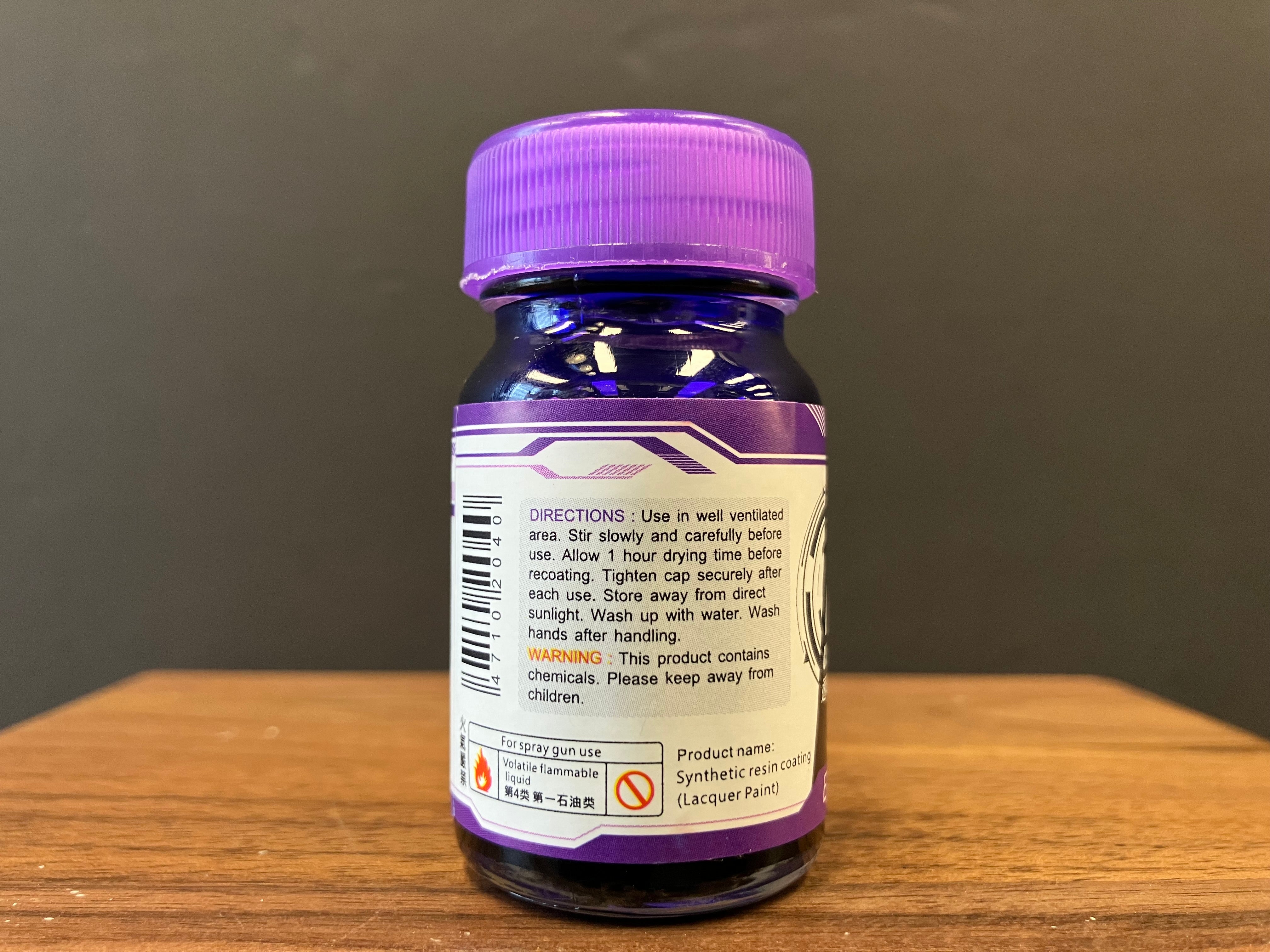 Clear Color: Clear Purple 透明紫色 CL-04 (20 ml)