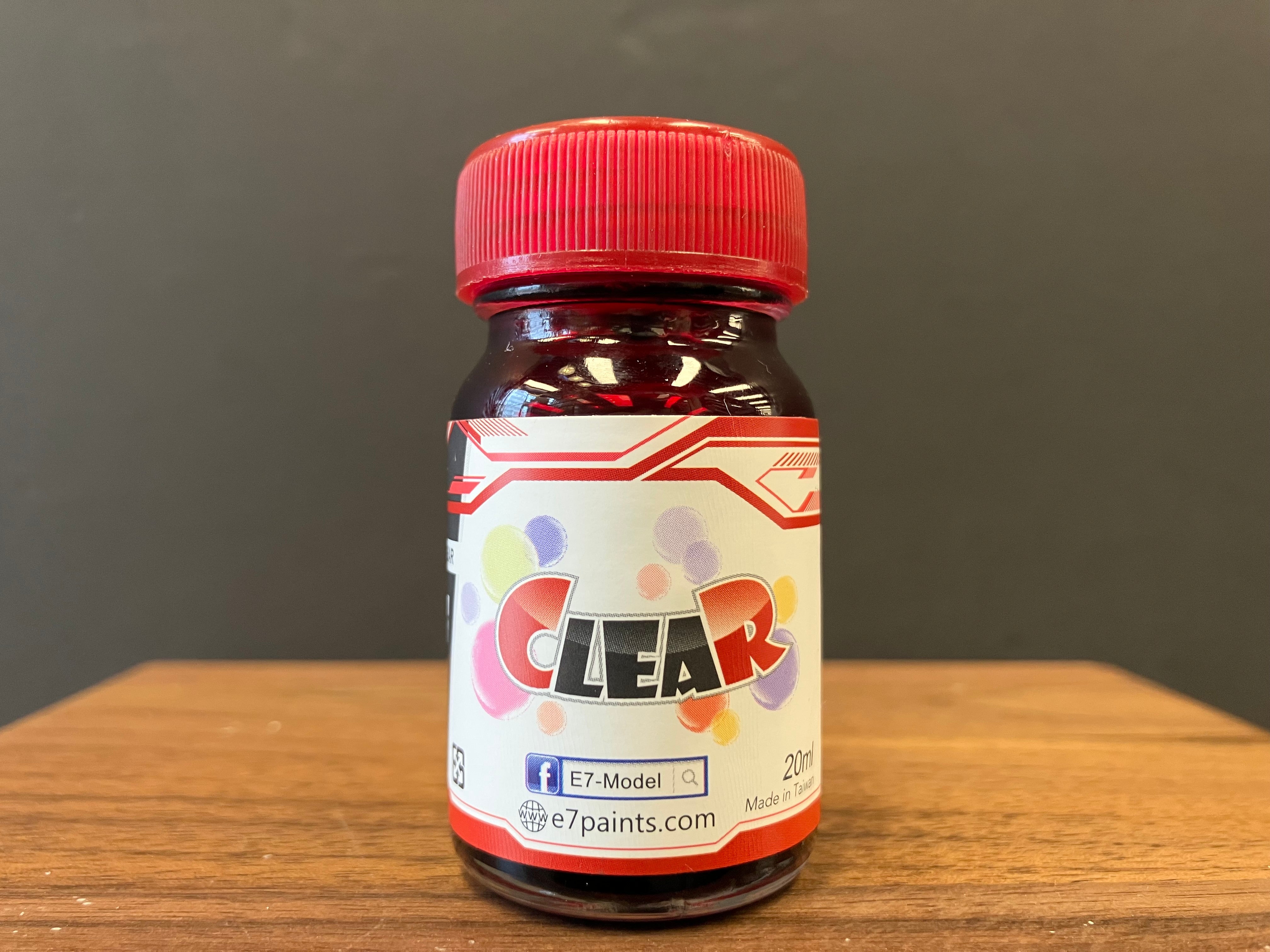 Clear Color: Clear Cherry Red 透明櫻桃紅色 CL-08 (20 ml)