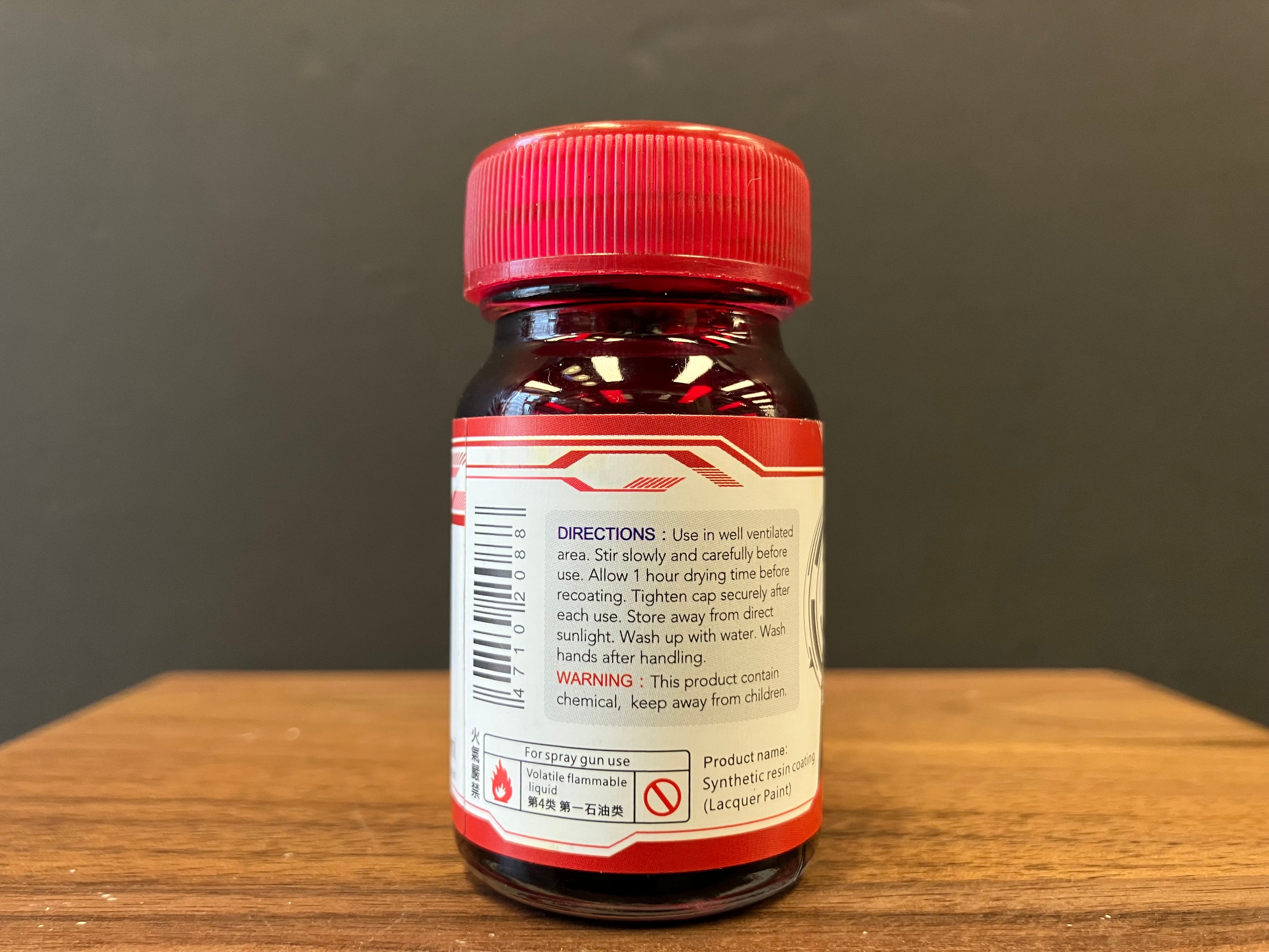 Clear Color: Clear Cherry Red 透明櫻桃紅色 CL-08 (20 ml)