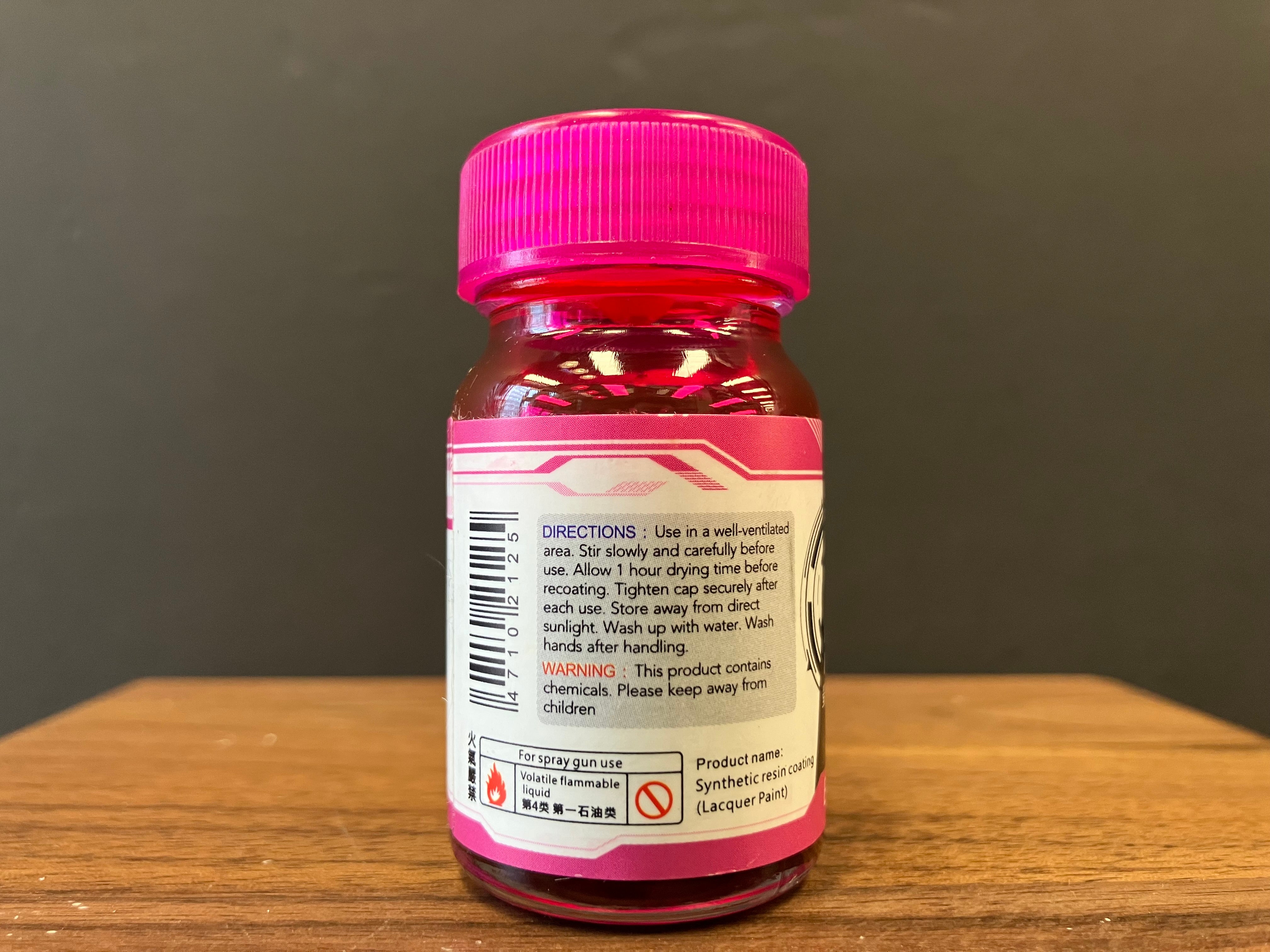 Clear Color: Fluorescent Pink 螢光粉紅色 CL-12 (20 ml)