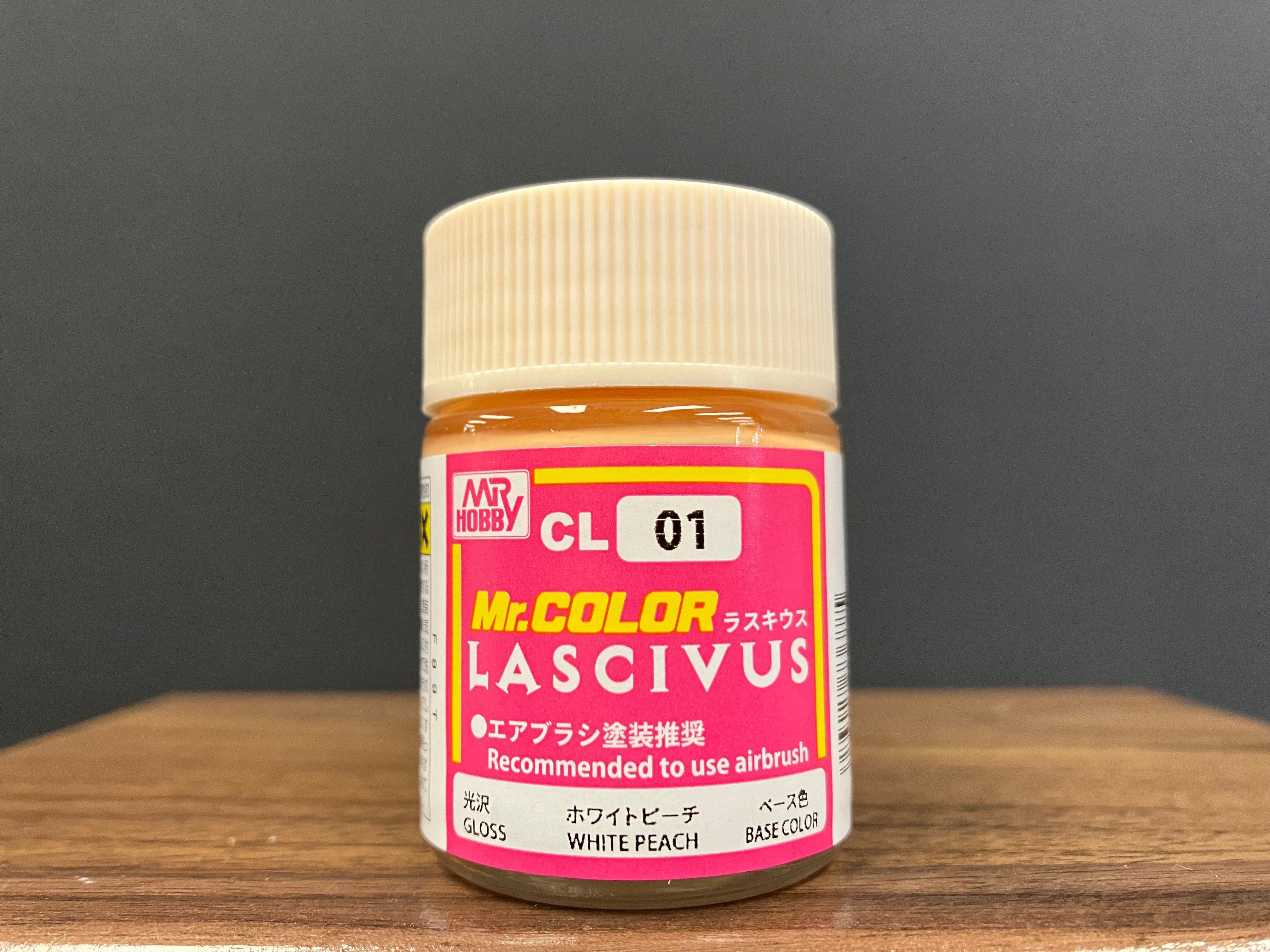 Gloss White Peach - Base Color CL01 光澤: 白桃色 - 底色