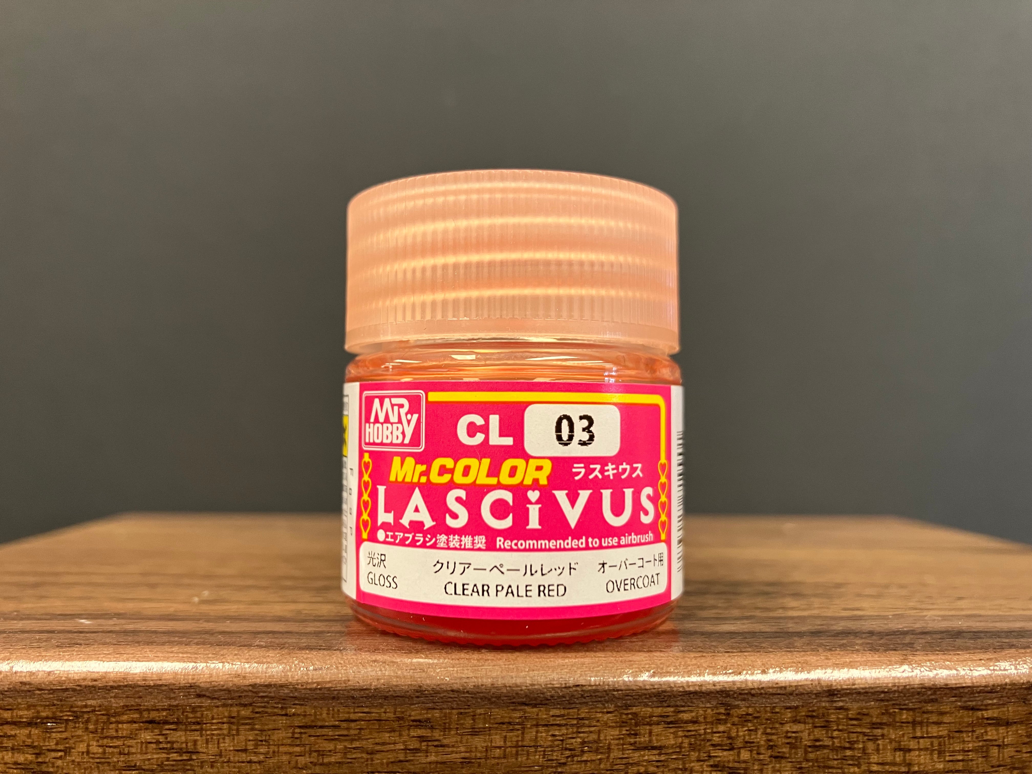 Gloss Translucent Clear Pale Red - Overcoat CL03 光澤: 透明淡紅色 - 覆蓋塗層用