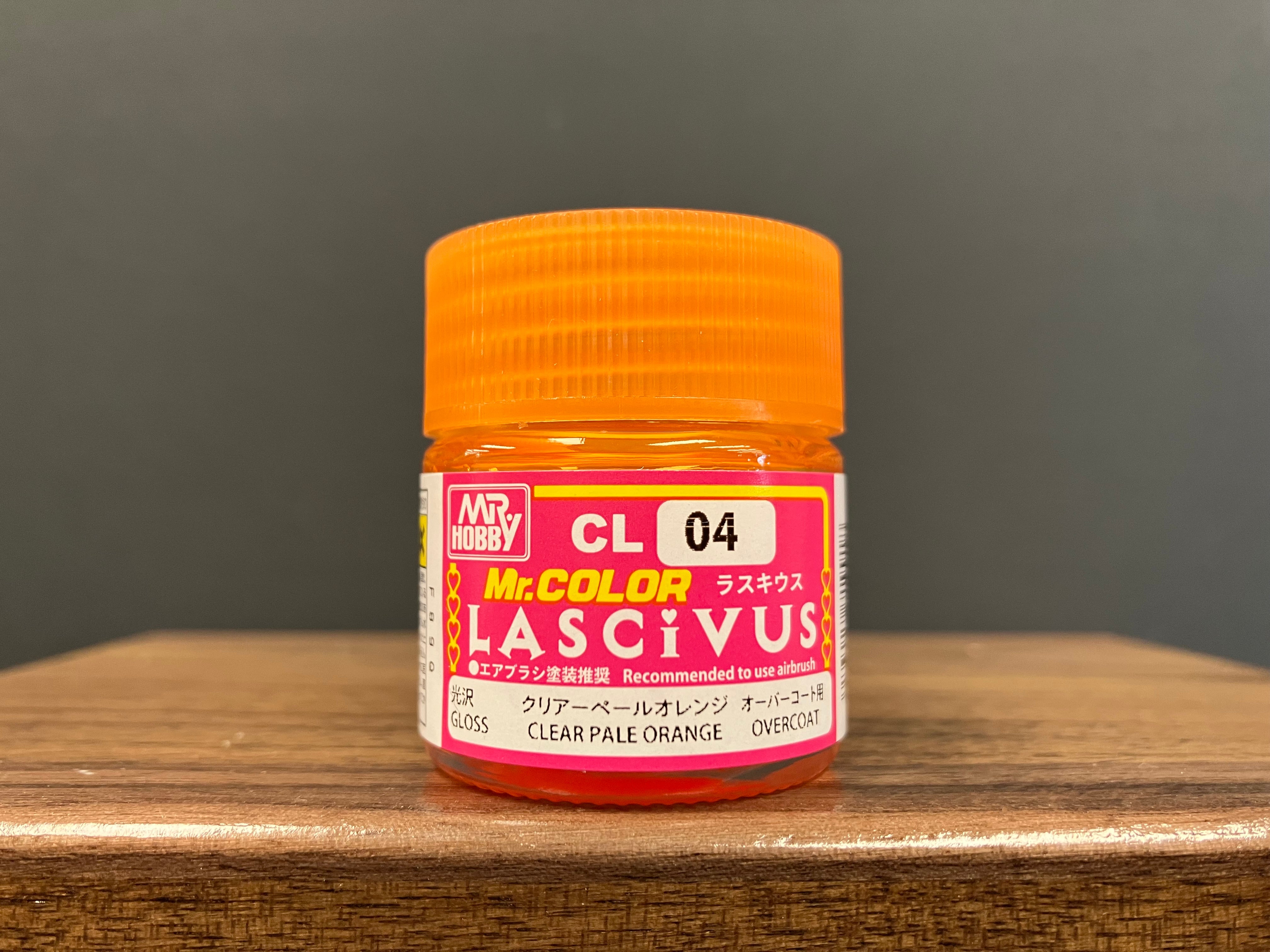 Gloss Translucent Clear Pale Orange - Overcoat CL04 光澤: 透明淡橙色 - 覆蓋塗層用