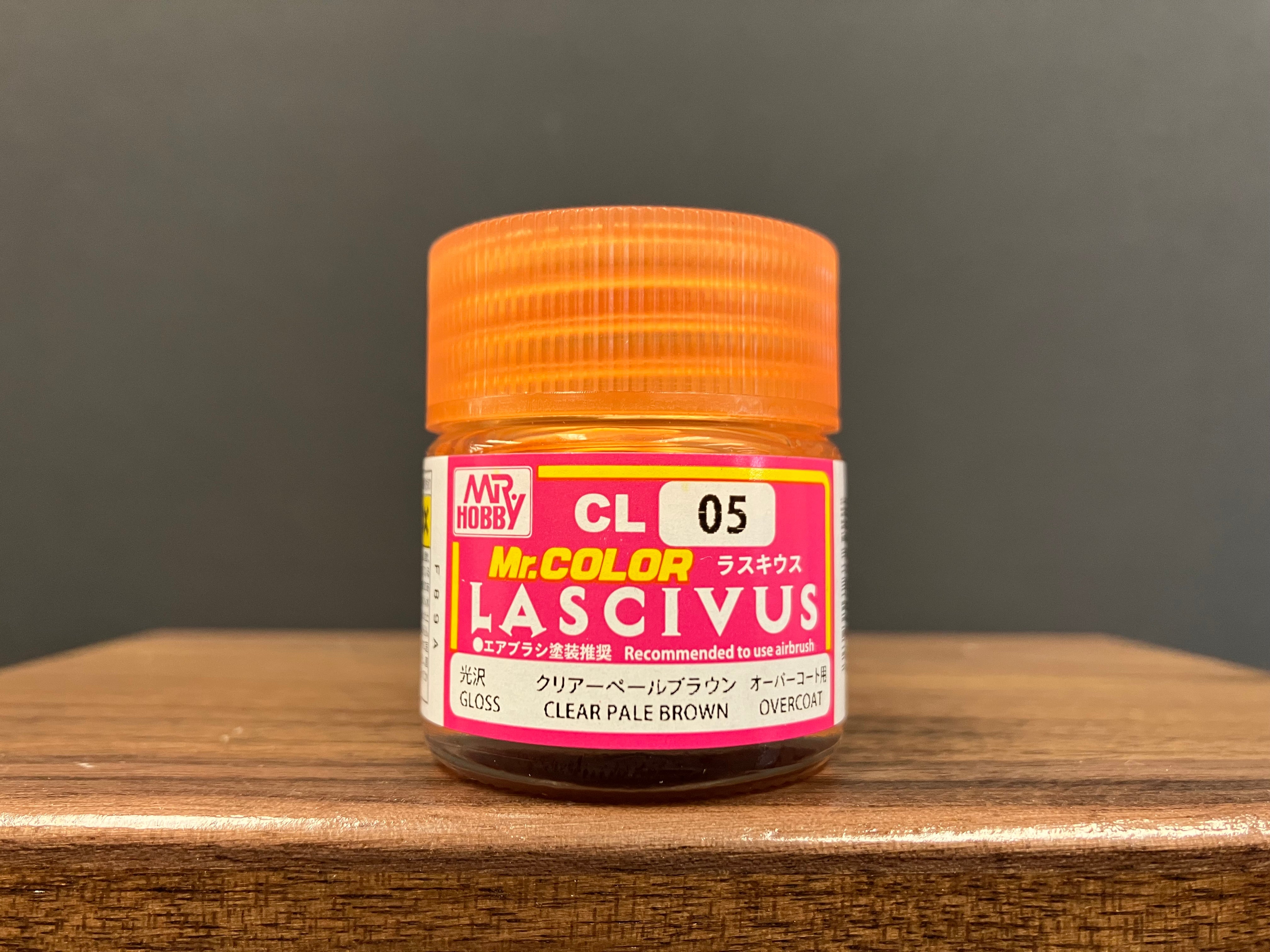 Gloss Translucent Clear Pale Brown - Overcoat CL05 光澤: 透明淺棕色 - 覆蓋塗層用