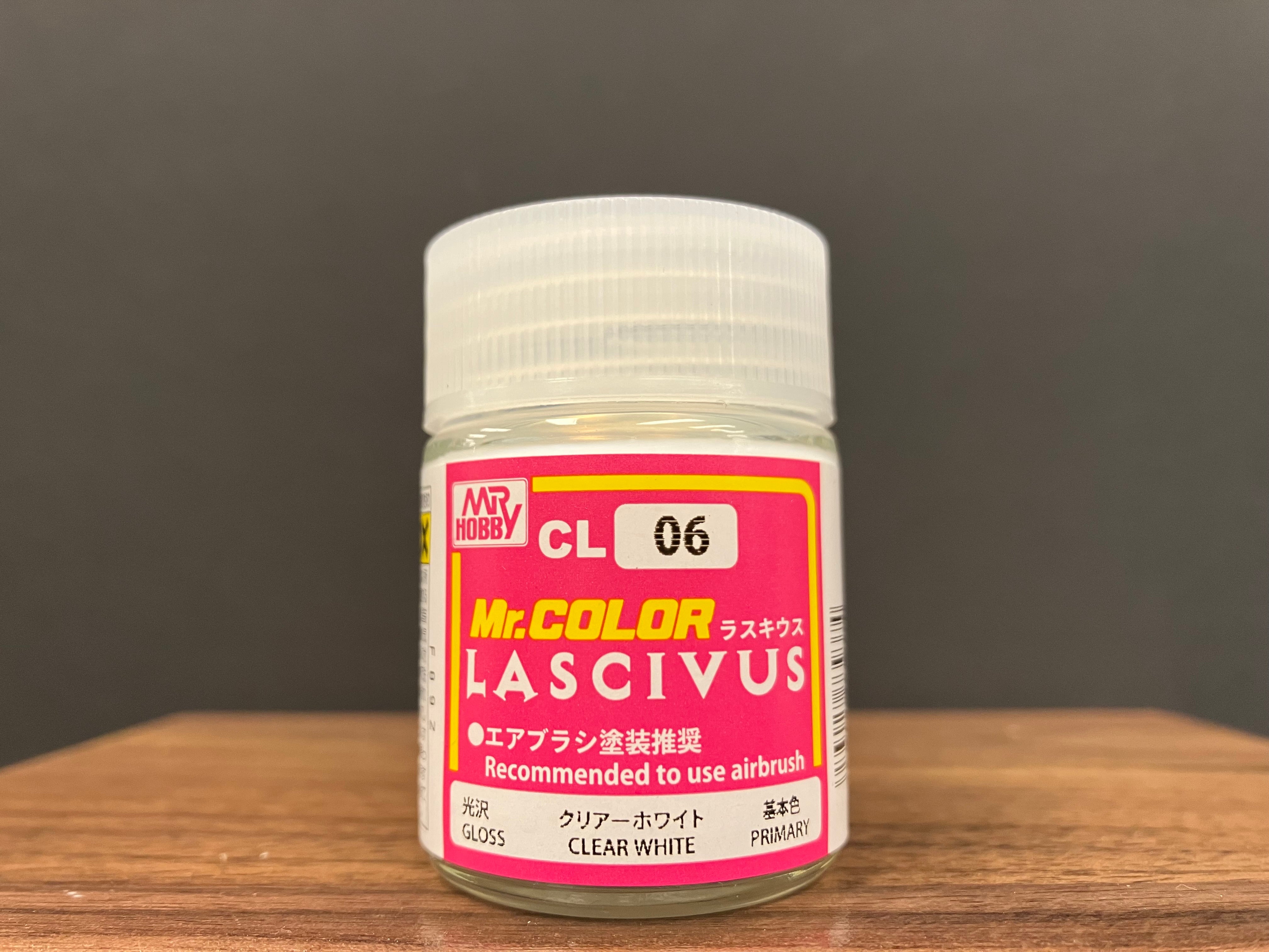 Gloss Translucent Clear White - Primary CL06 光澤: 透明白色 - 基本色