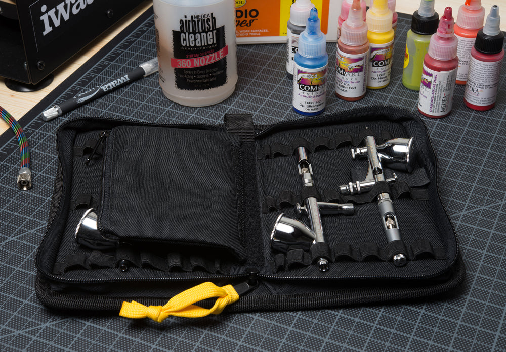 Zippered Airbrush Case [岩田拉鍊式噴槍收納袋] CL500E