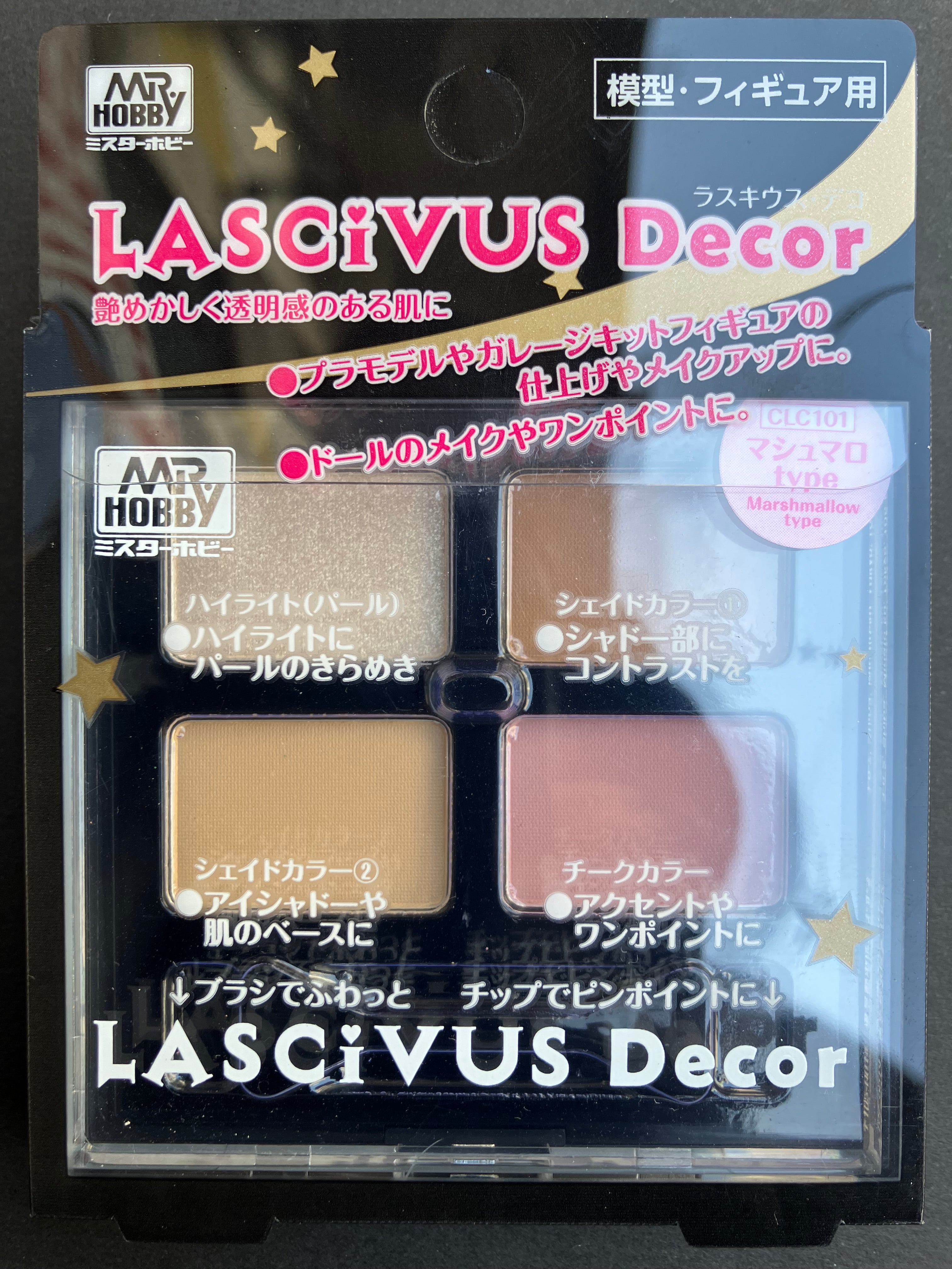 Lascivus Decor for Character Figures & Model Kits [人偶模型專用特效粉盒 - 霜狀粉末質感] CLC101 - CLC103