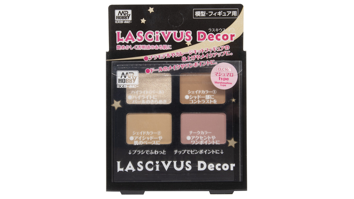 Lascivus Decor for Character Figures & Model Kits [人偶模型專用特效粉盒 - 霜狀粉末質感] CLC101 - CLC103