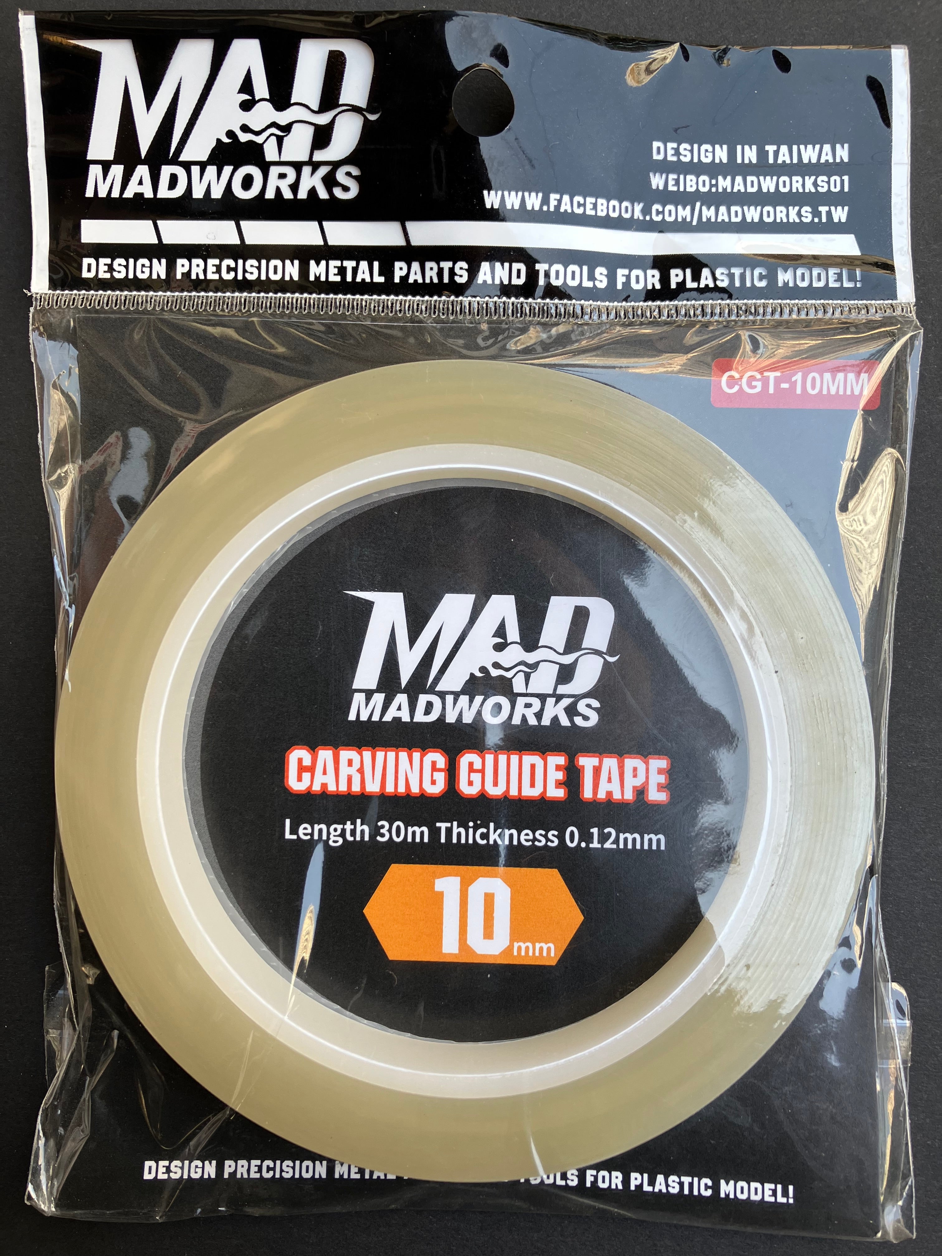 Carving Guide Tapes [透明刻線膠帶] CGT 3 mm - 10 mm