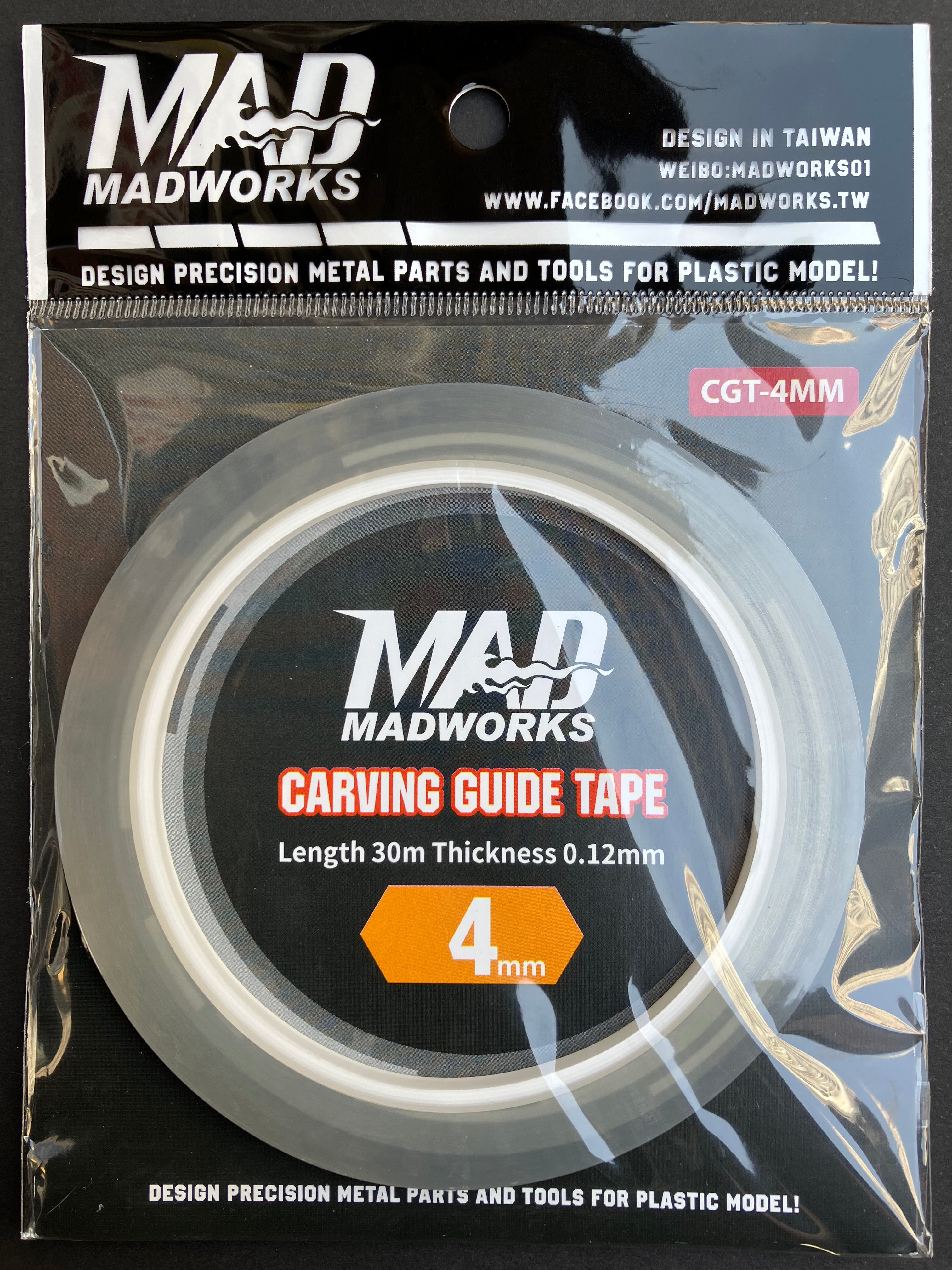 Carving Guide Tapes [透明刻線膠帶] CGT 3 mm - 10 mm