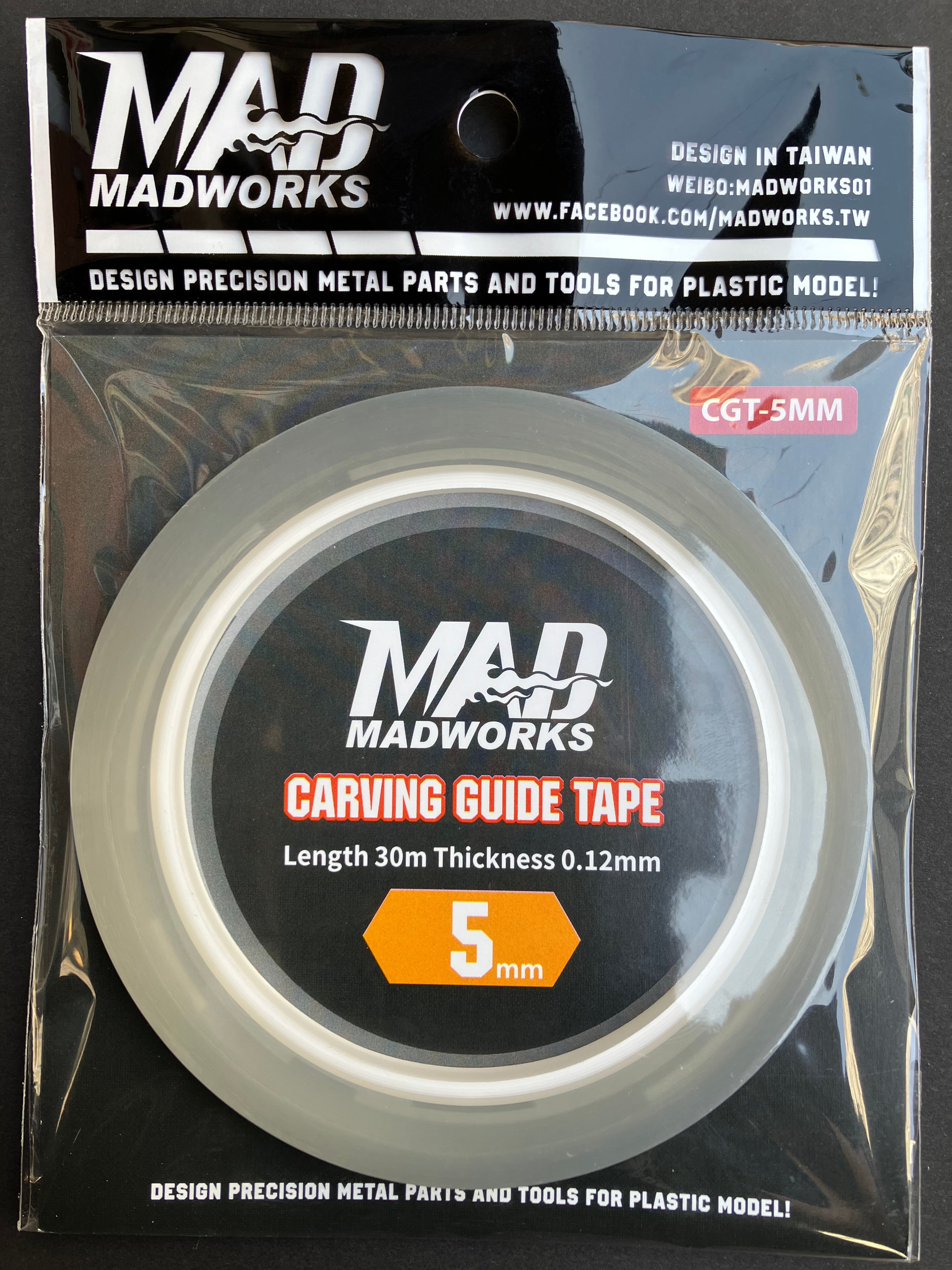Carving Guide Tapes [透明刻線膠帶] CGT 3 mm - 10 mm