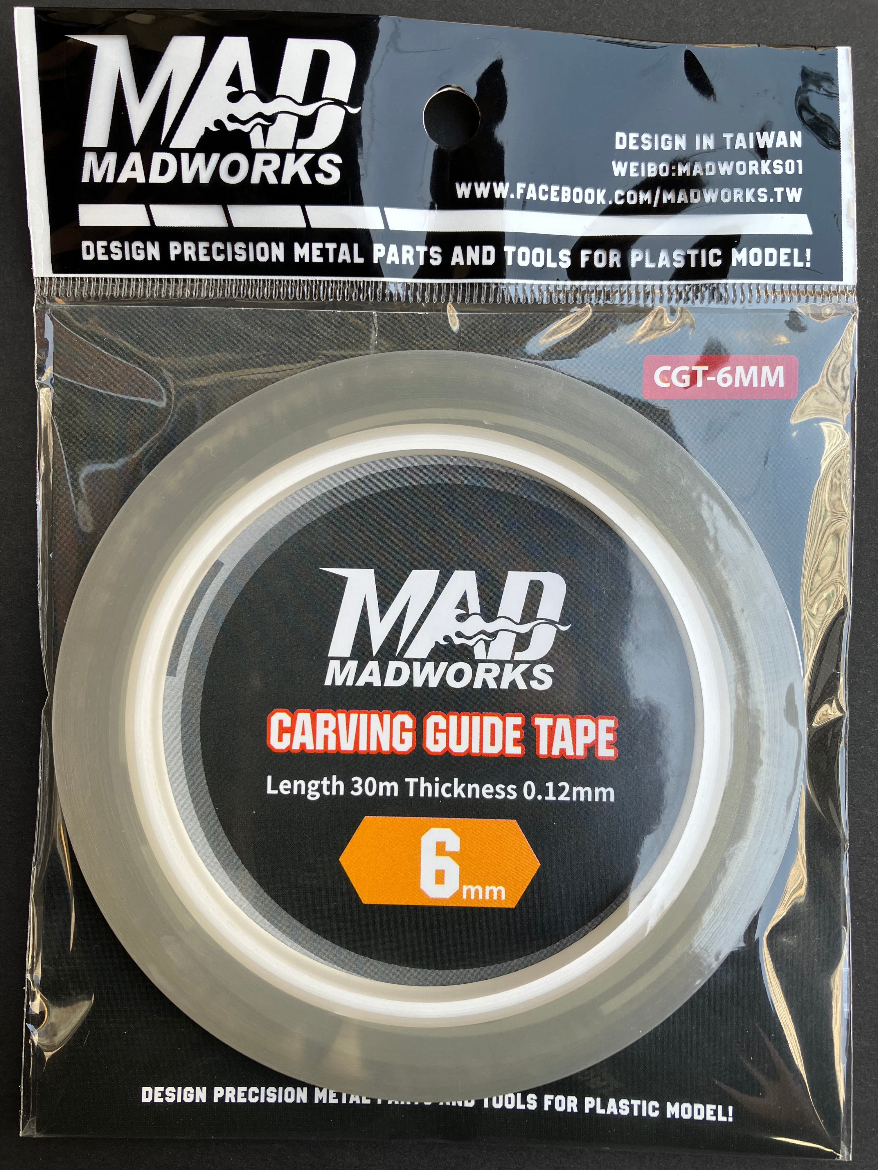 Carving Guide Tapes [透明刻線膠帶] CGT 3 mm - 10 mm