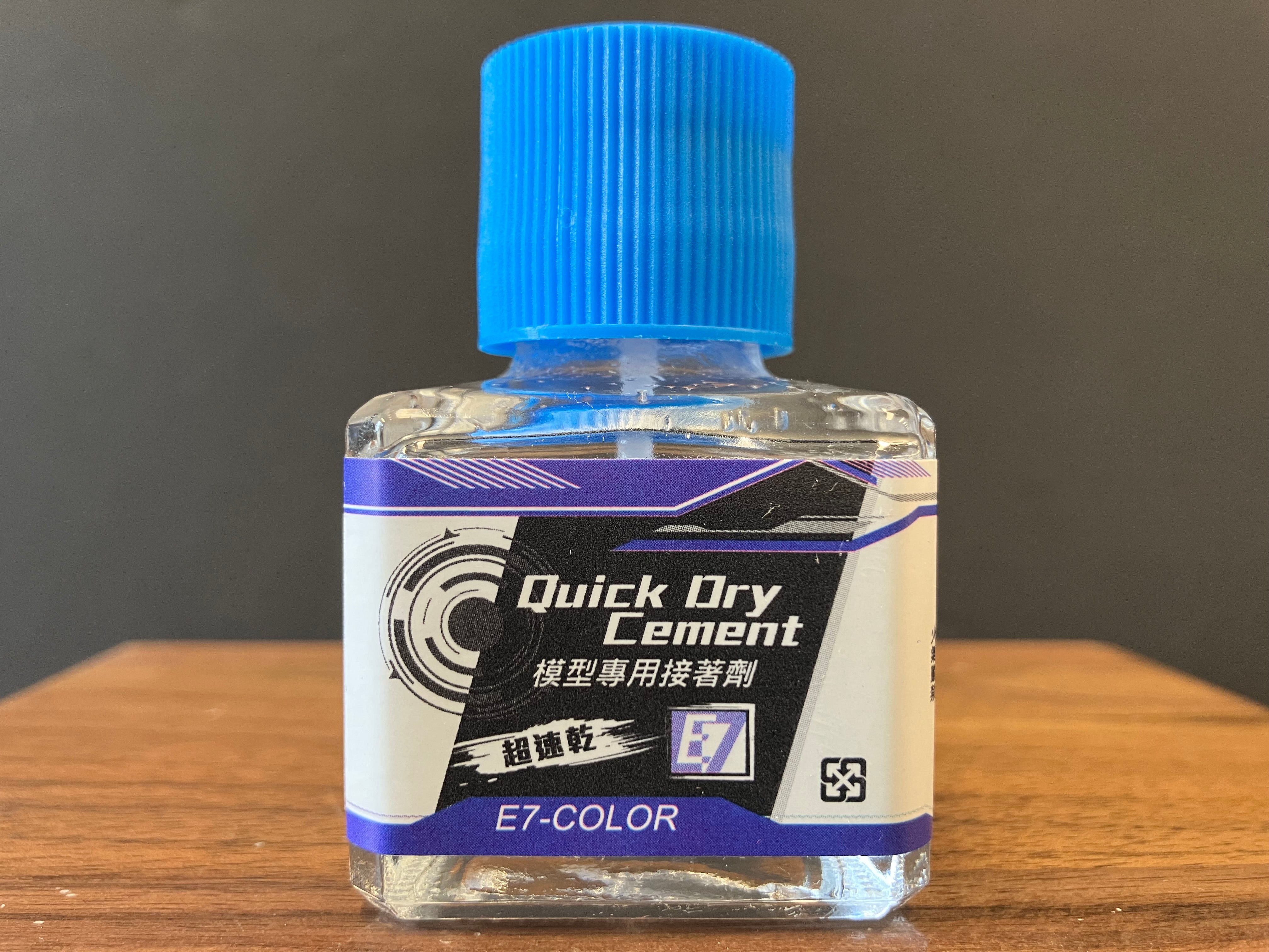 Quick Dry Cement 模型專用接着劑 (超速乾) Type QDC [藍蓋]