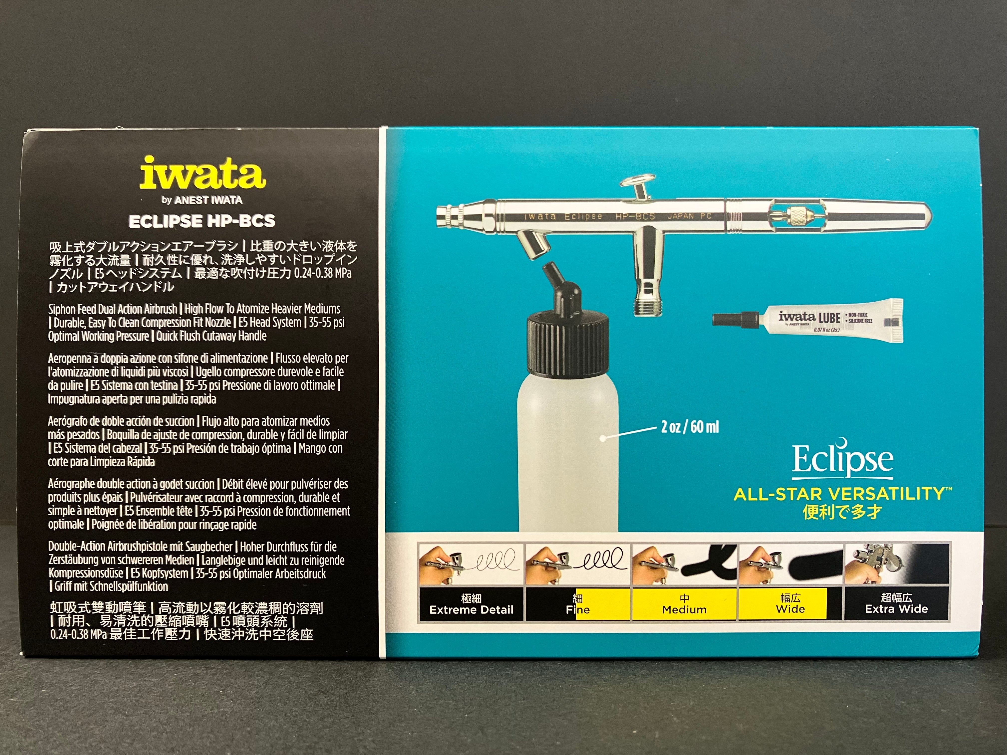 Eclipse HP-BCS Siphon Feed 0.5 mm Dual Action Airbrush ECL 2000