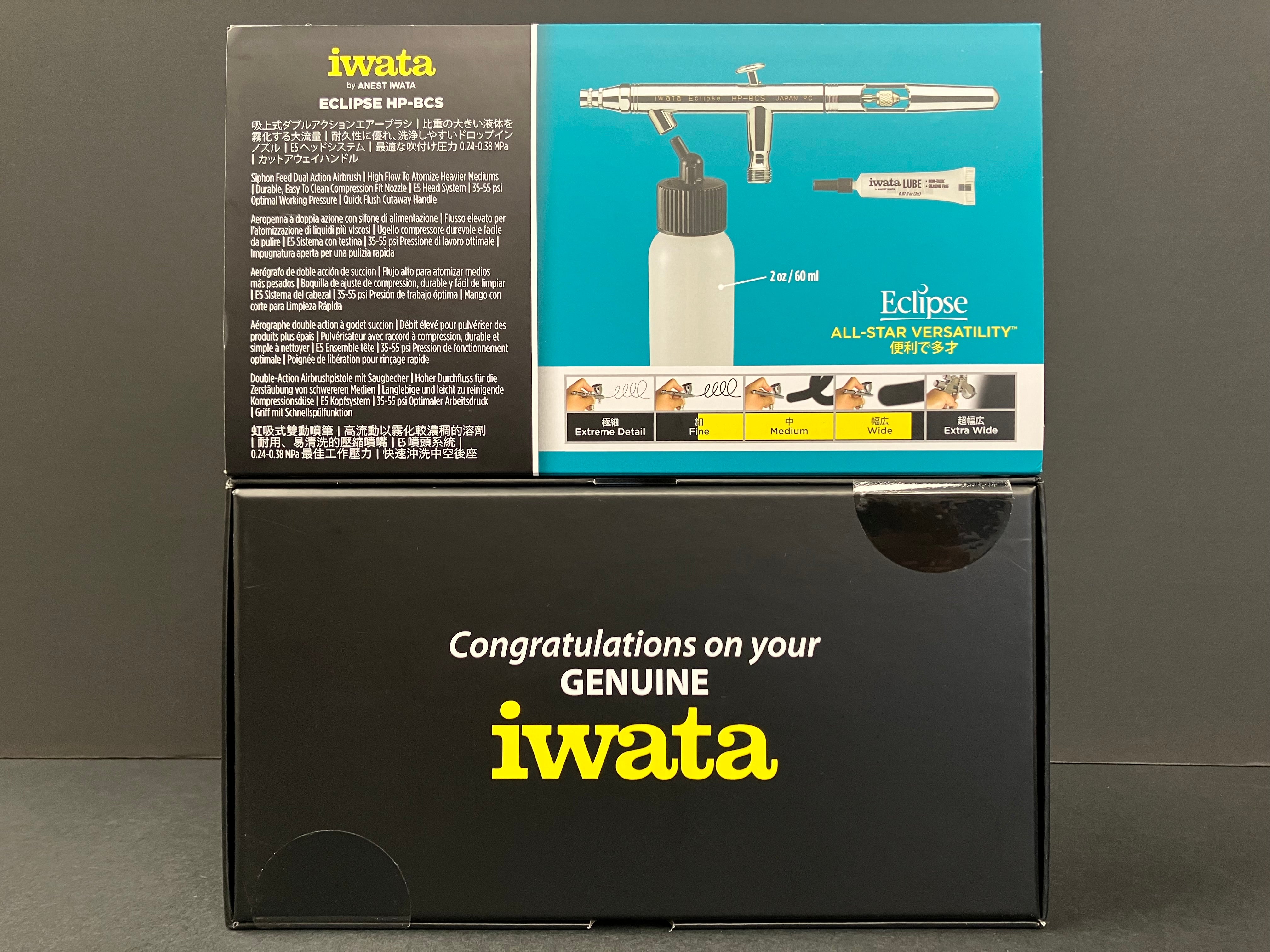 Eclipse HP-BCS Siphon Feed 0.5 mm Dual Action Airbrush ECL 2000