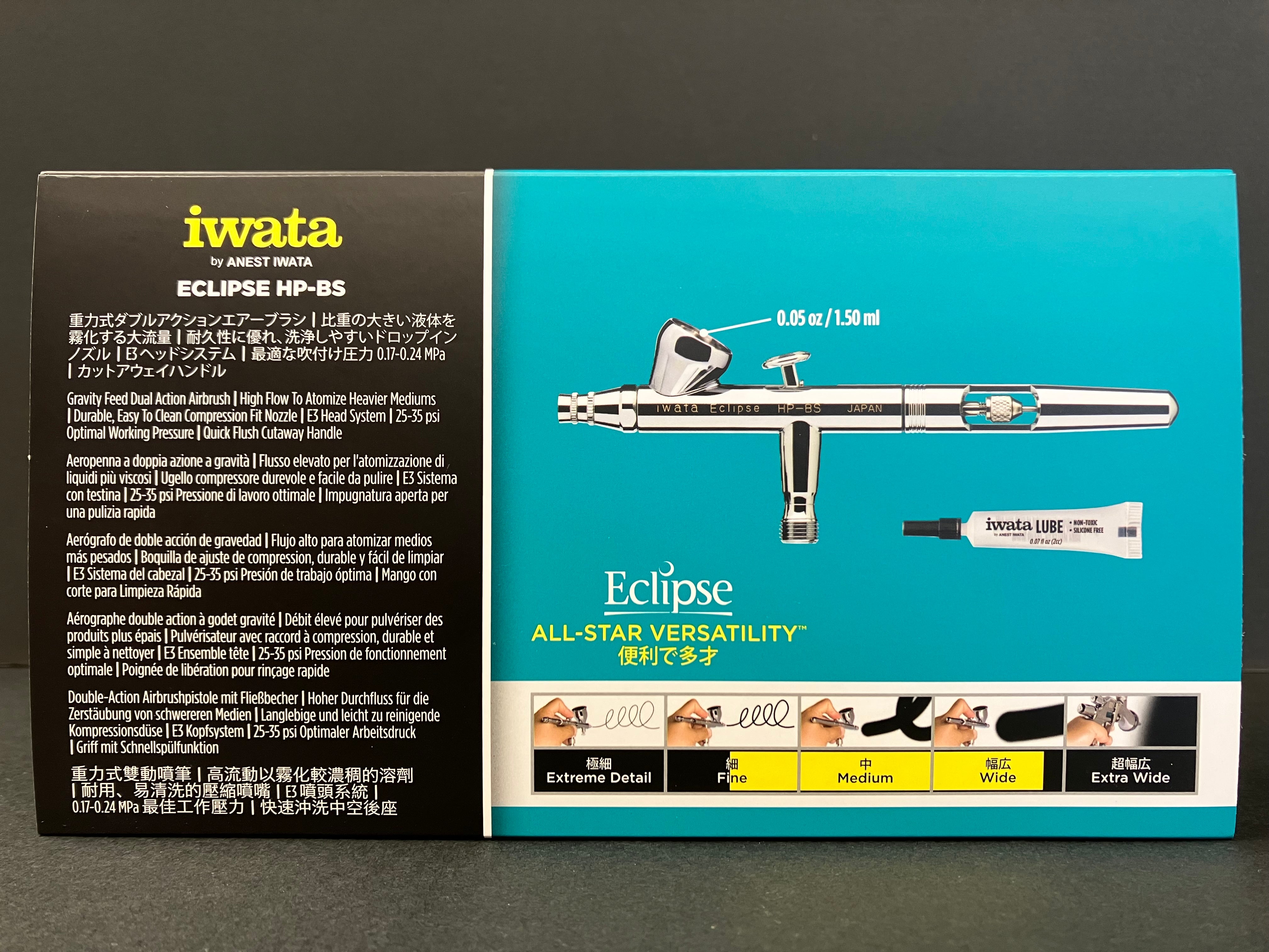 Eclipse HP-BS Gravity Feed 0.35 mm Dual Action Airbrush ECL 2500