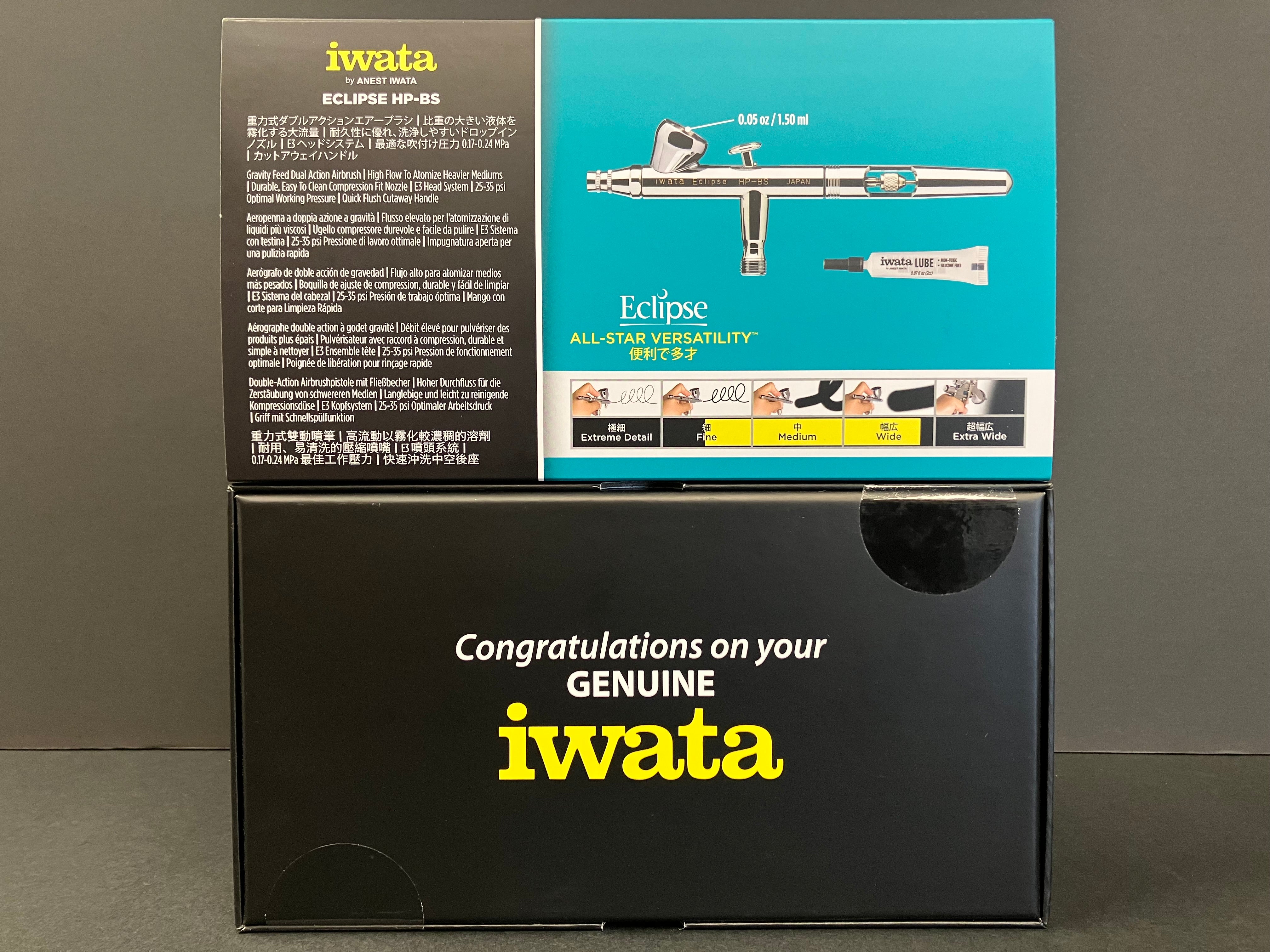 Eclipse HP-BS Gravity Feed 0.35 mm Dual Action Airbrush ECL 2500