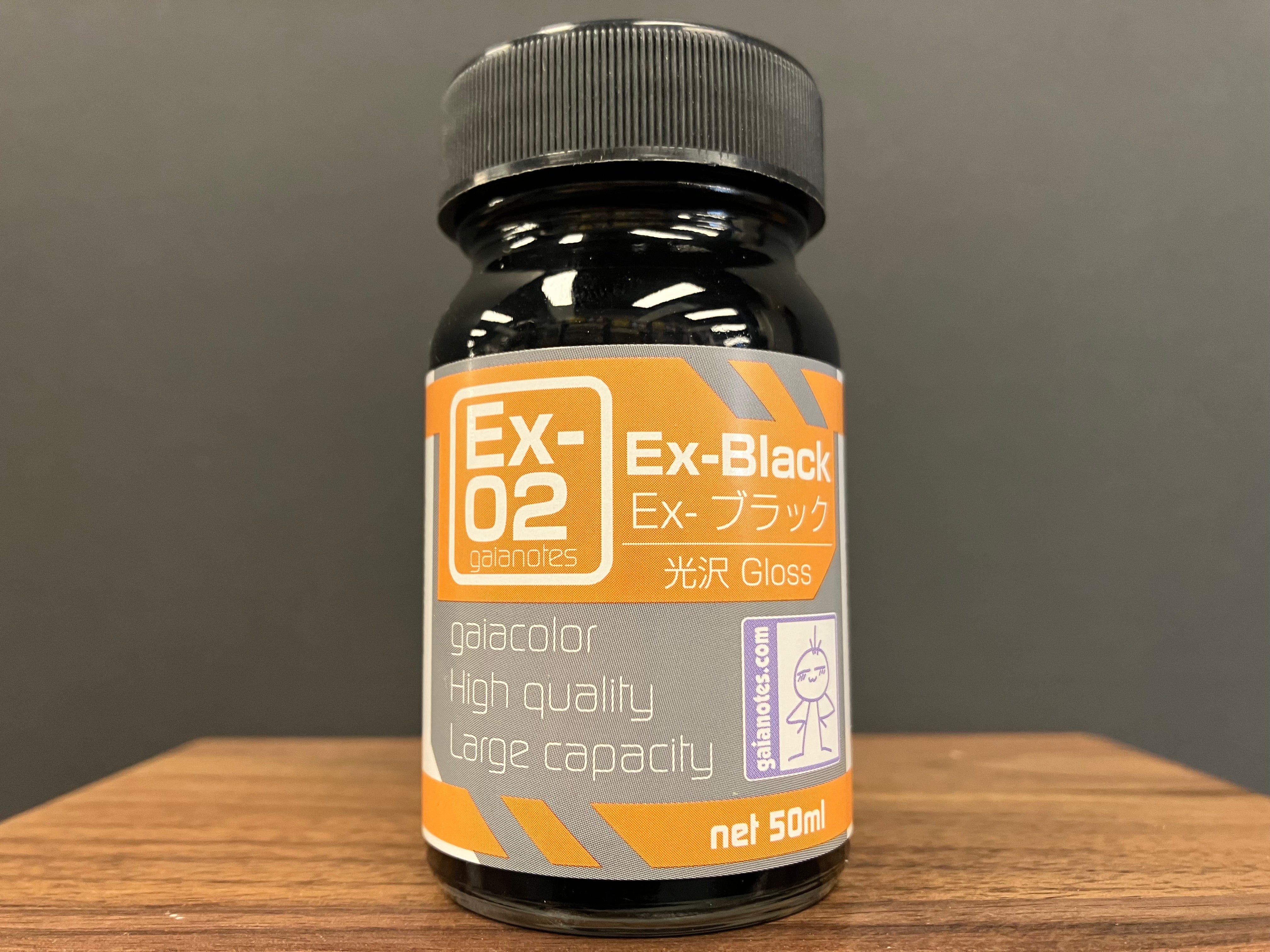 EX-02 Ex-Black (Gloss Black) 光澤: 黑色