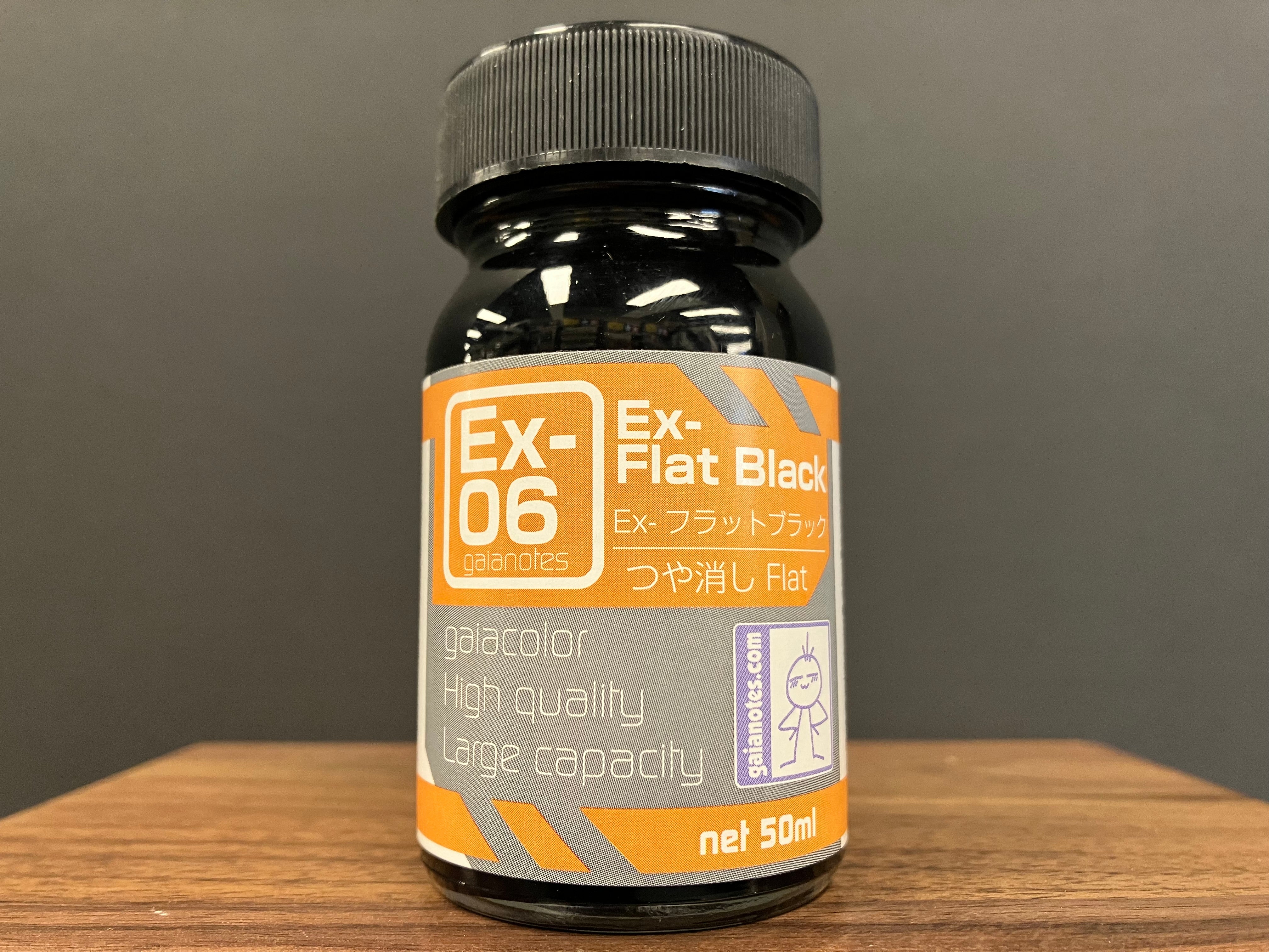 EX-06 Ex-Flat Black (Matt Flat Black) 消光: 啞光黑