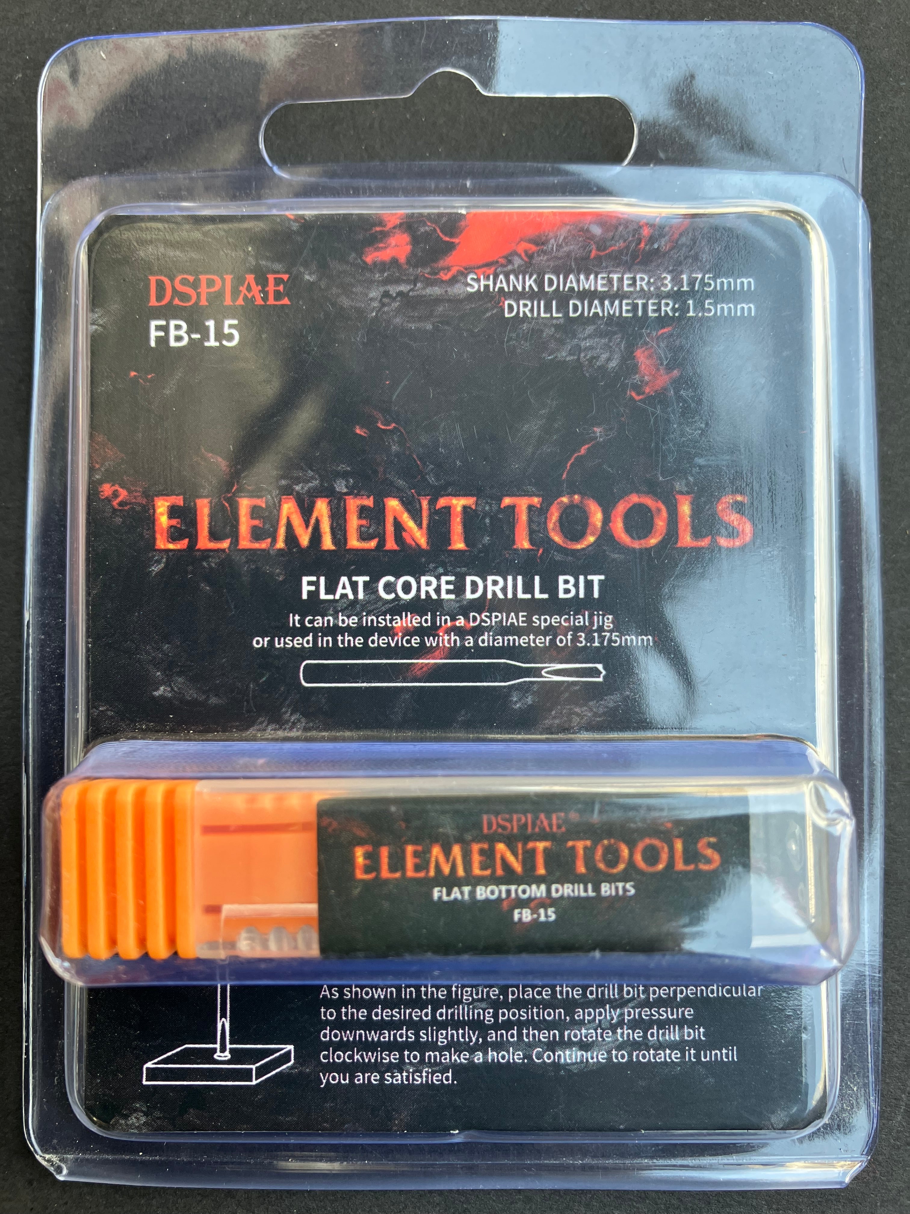 Tungsten Steel Flat Core Drill Bit 精密鎢鋼平心鑽頭 FB