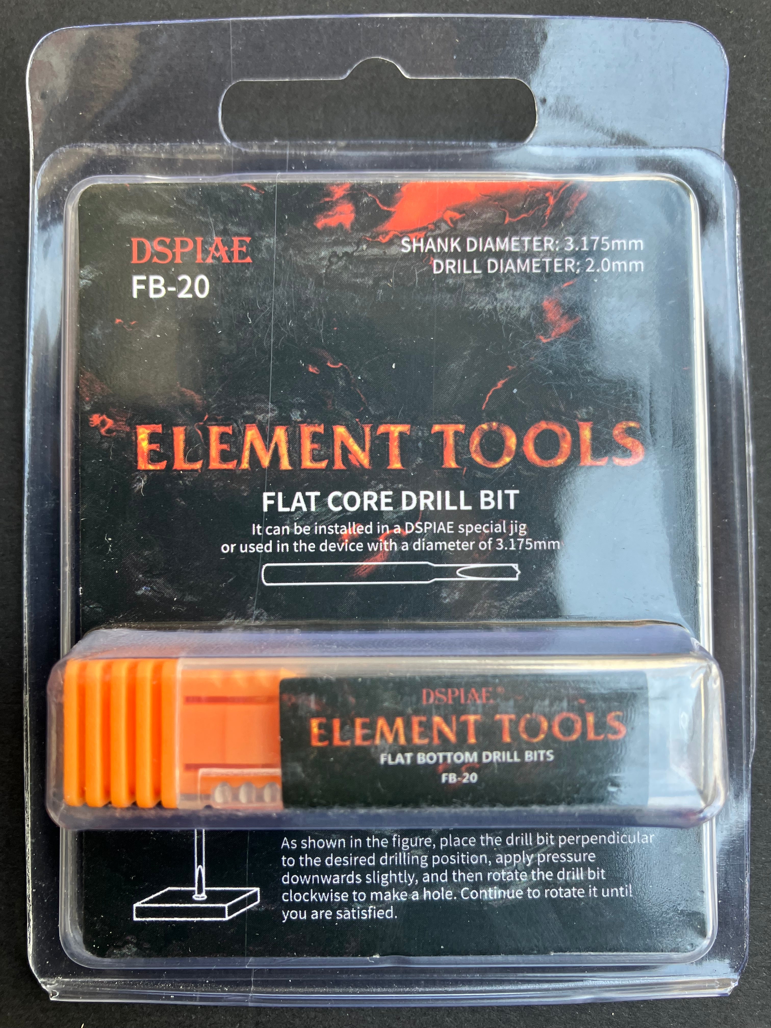 Tungsten Steel Flat Core Drill Bit 精密鎢鋼平心鑽頭 FB