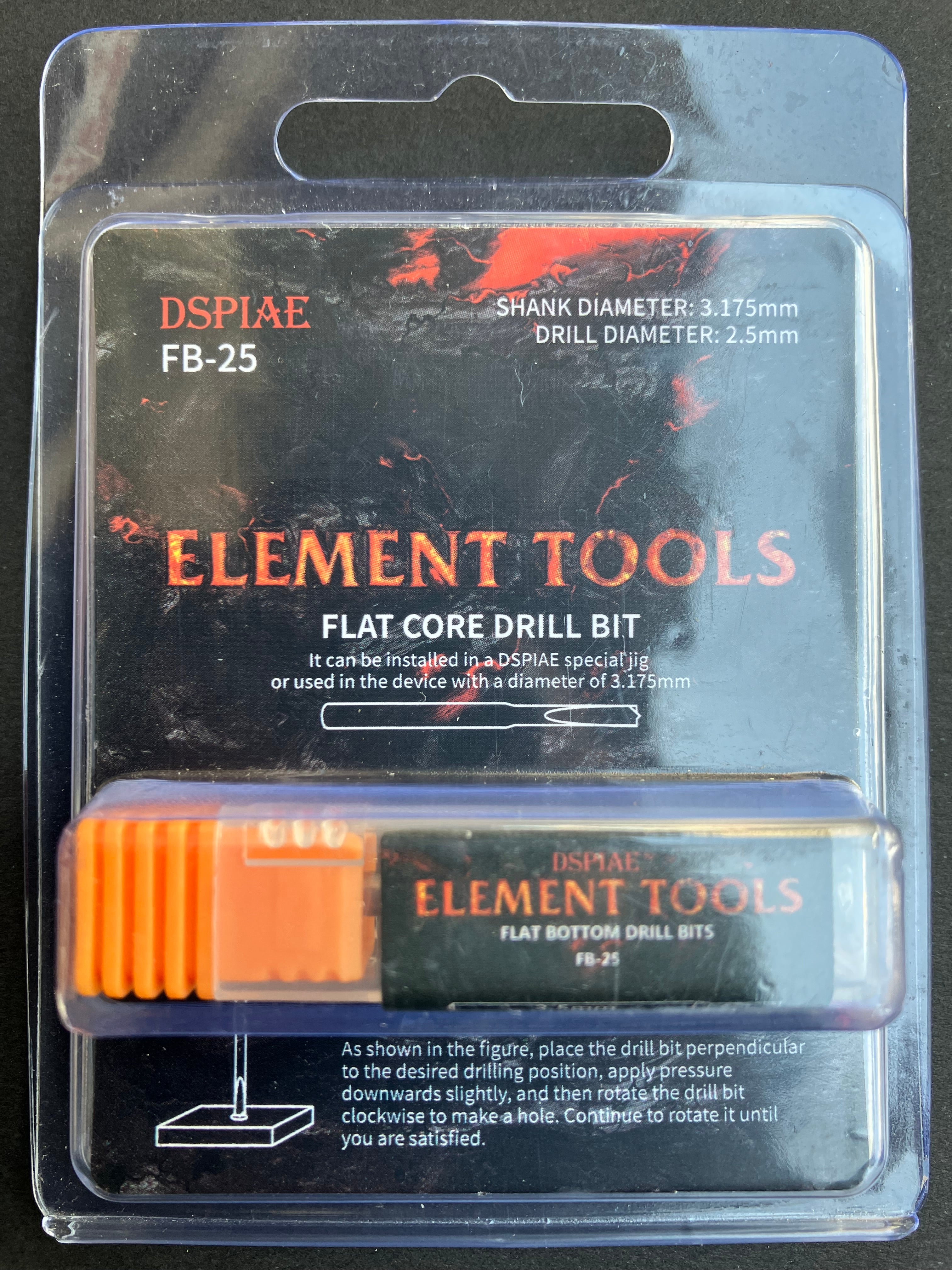 Tungsten Steel Flat Core Drill Bit 精密鎢鋼平心鑽頭 FB