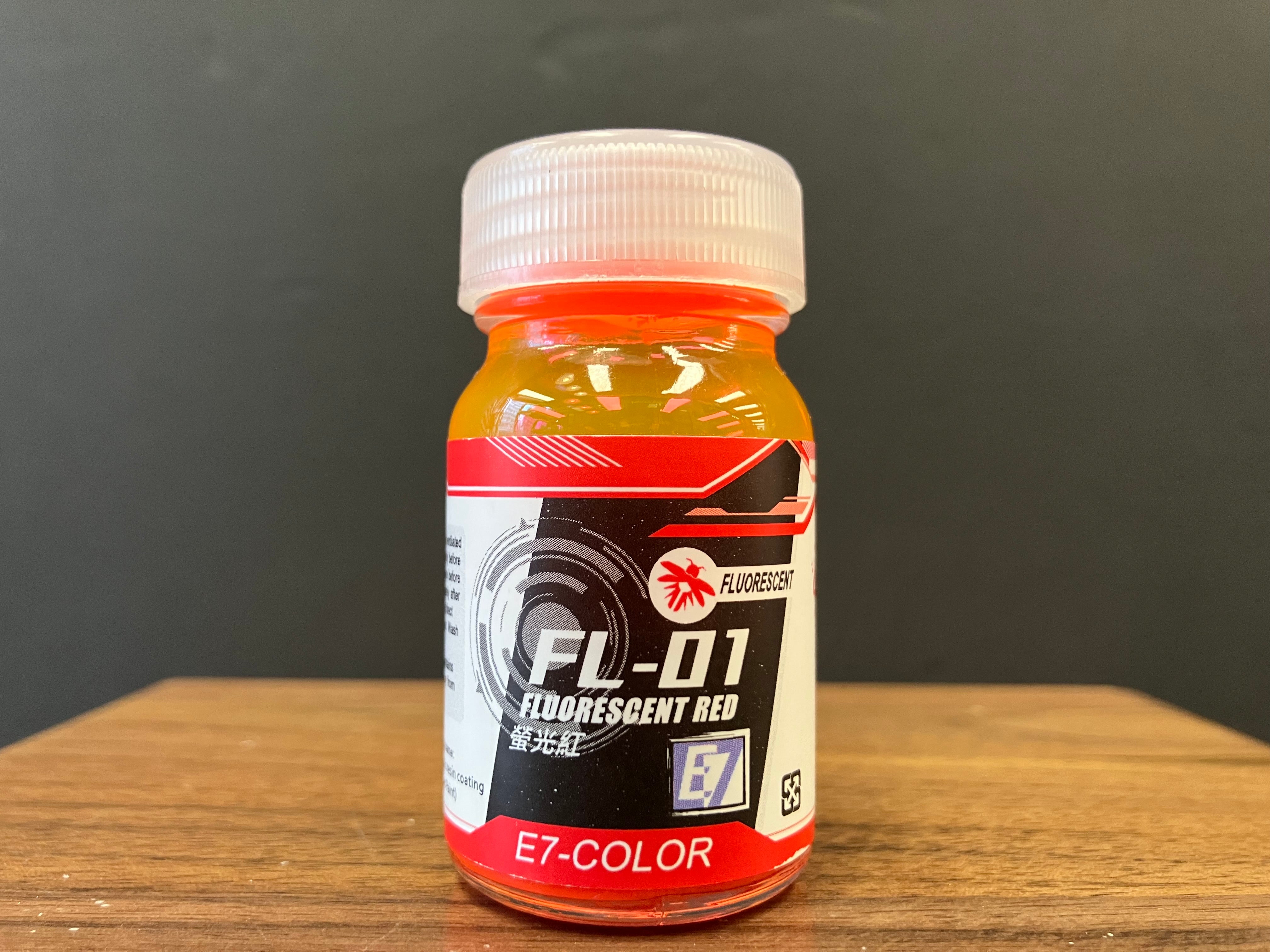 Fluorescent Color: Fluorescent Red 螢光紅 FL-01 (20 ml)