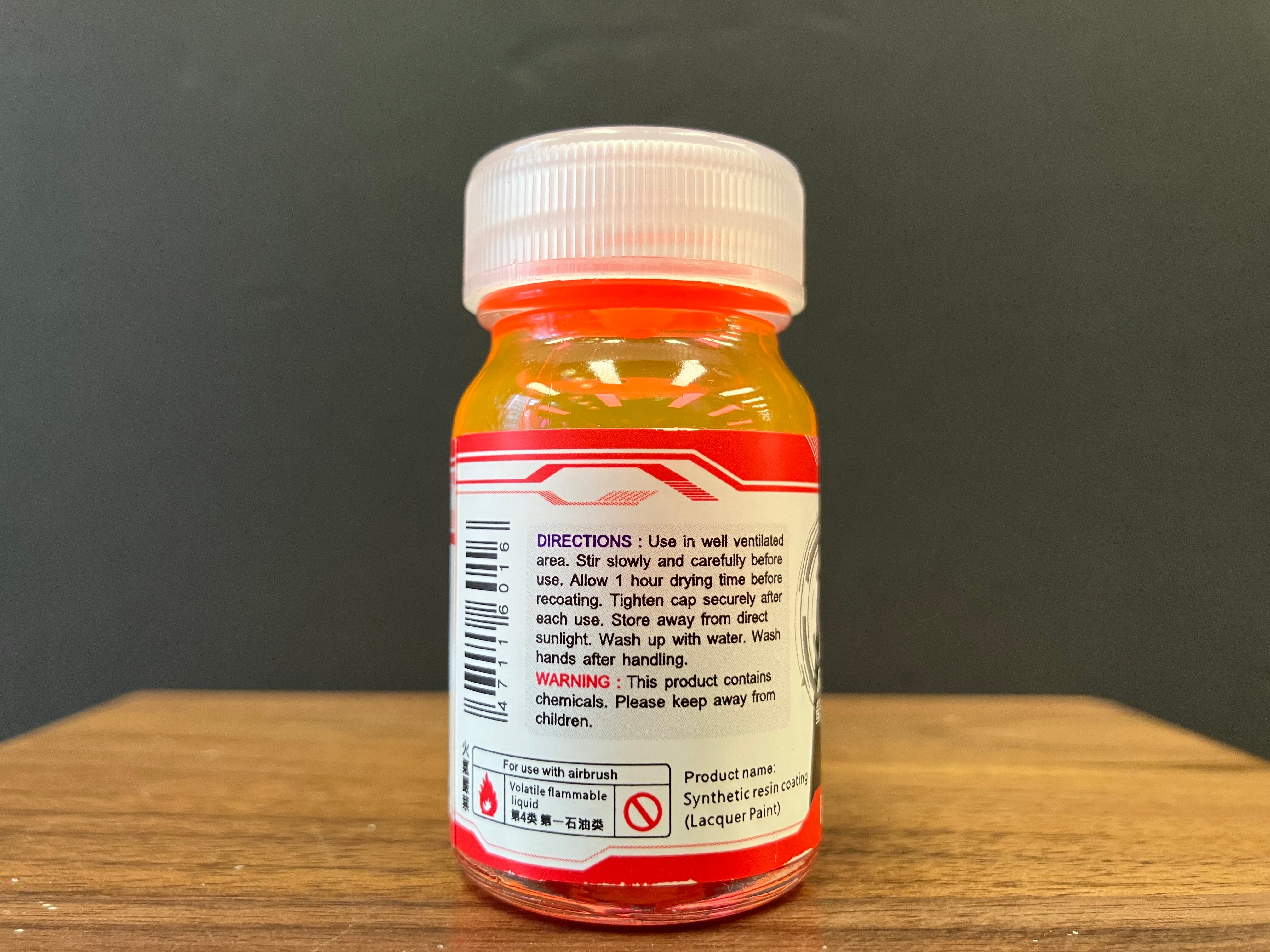 Fluorescent Color: Fluorescent Red 螢光紅 FL-01 (20 ml)