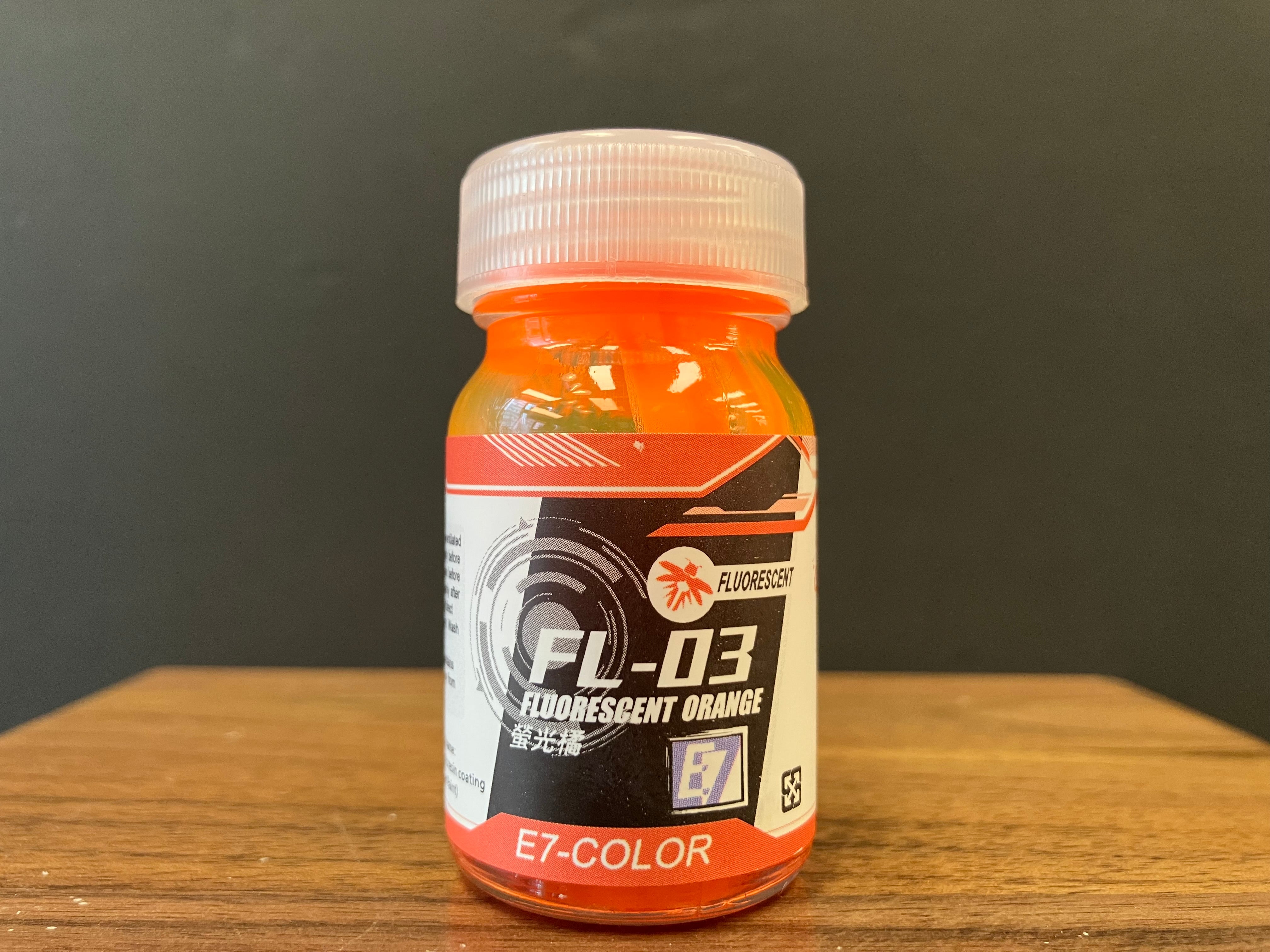 Fluorescent Color: Fluorescent Orange 螢光橘 FL-03 (20 ml)