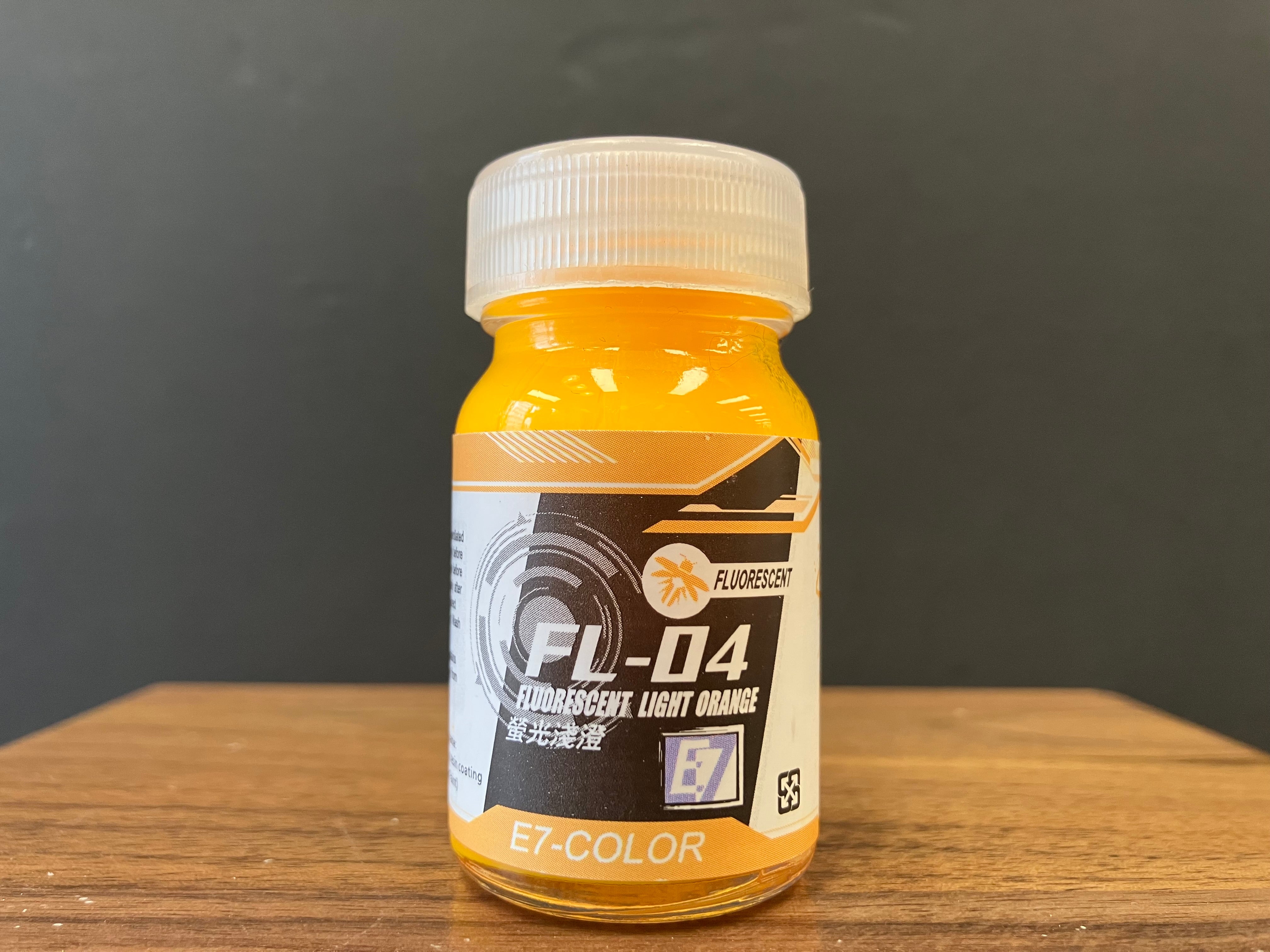 Fluorescent Color: Fluorescent Light Orange 螢光淺澄 FL-04 (20 ml)