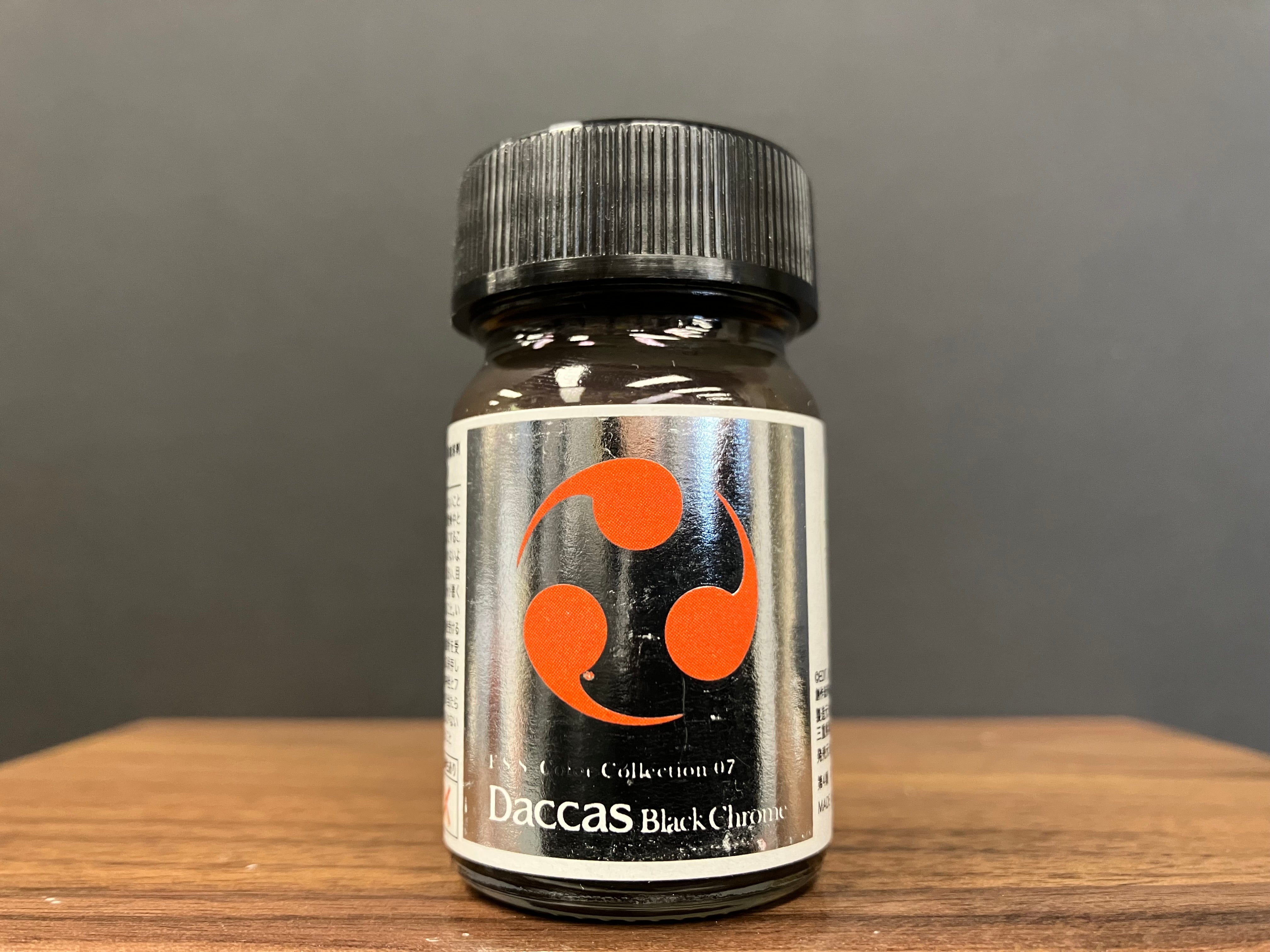 No. 07 Daccas Black Chrome [油性塗料 - Daccas 黑鉻色] (ダッカス ブラッククローム) 15 ml