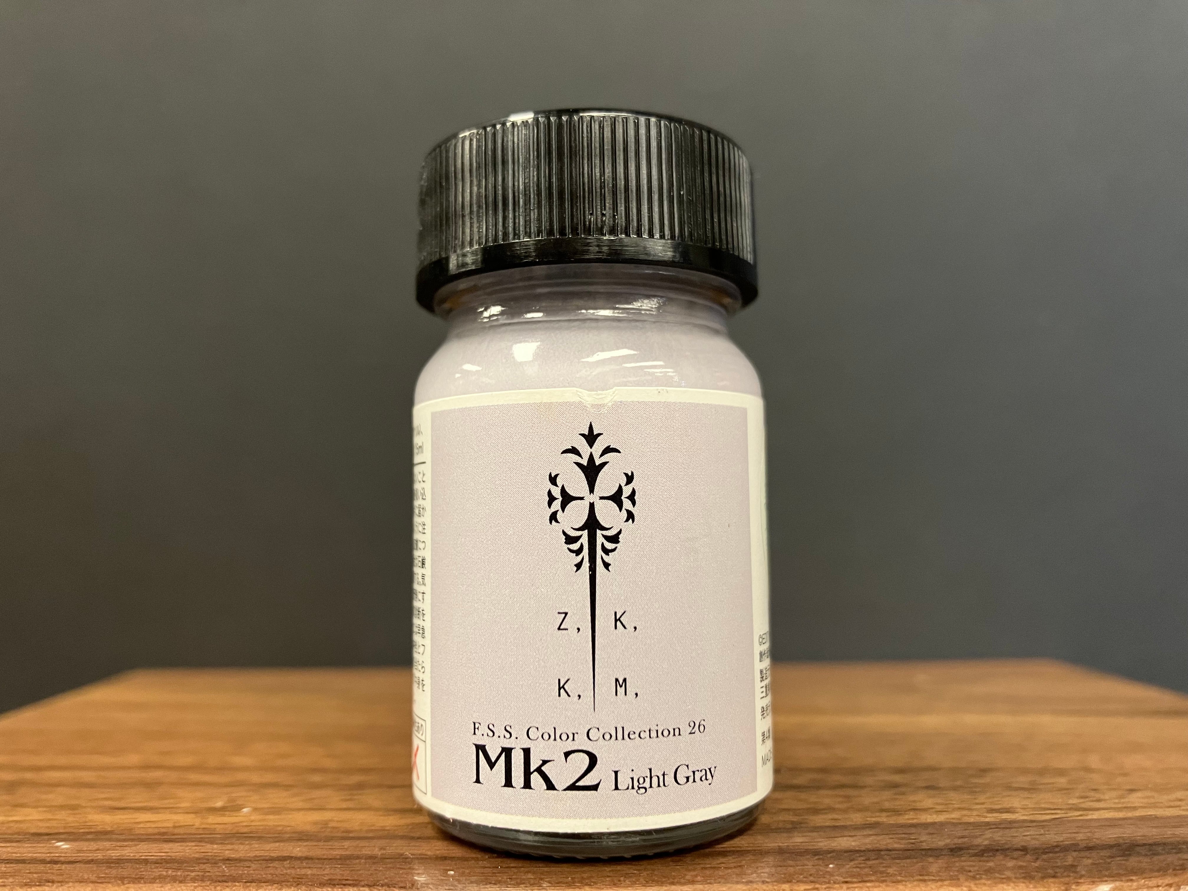 No. 26 Gatexion Mk2 Speed Bringer Light Gray [油性塗料 - Mk2 淺灰色] (ゲートシオンマーク2 ライトグレー) 15 ml