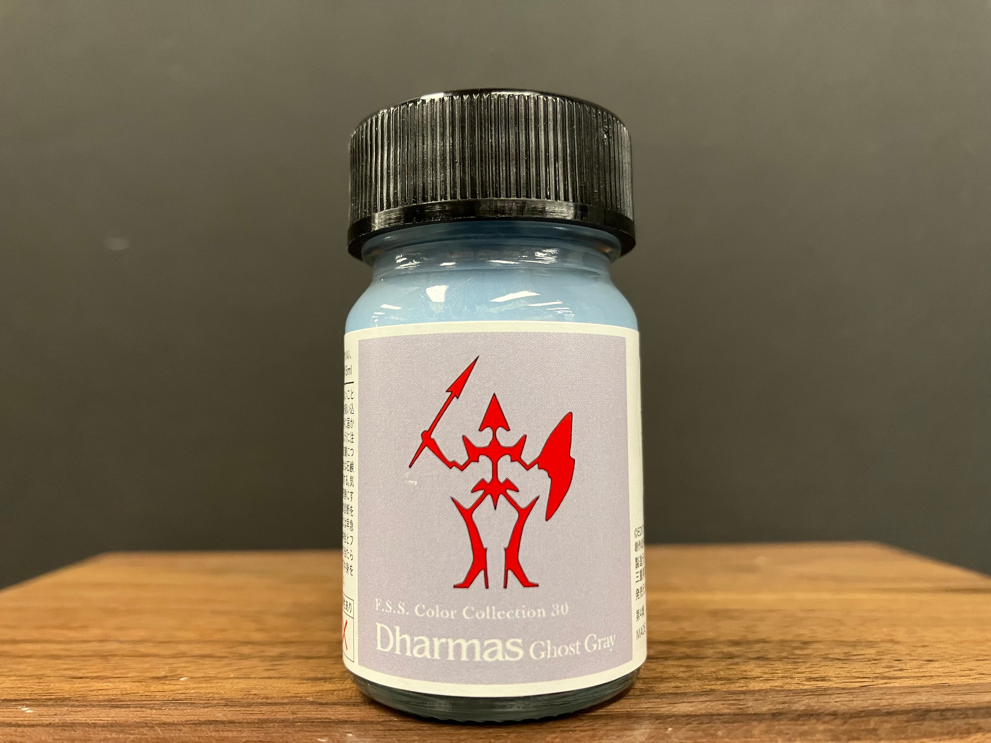 No. 30 Dharmas Ghost Gray [油性塗料 - Dharmas 幽靈灰色] (ダルマス ゴーストグレー) 15 ml