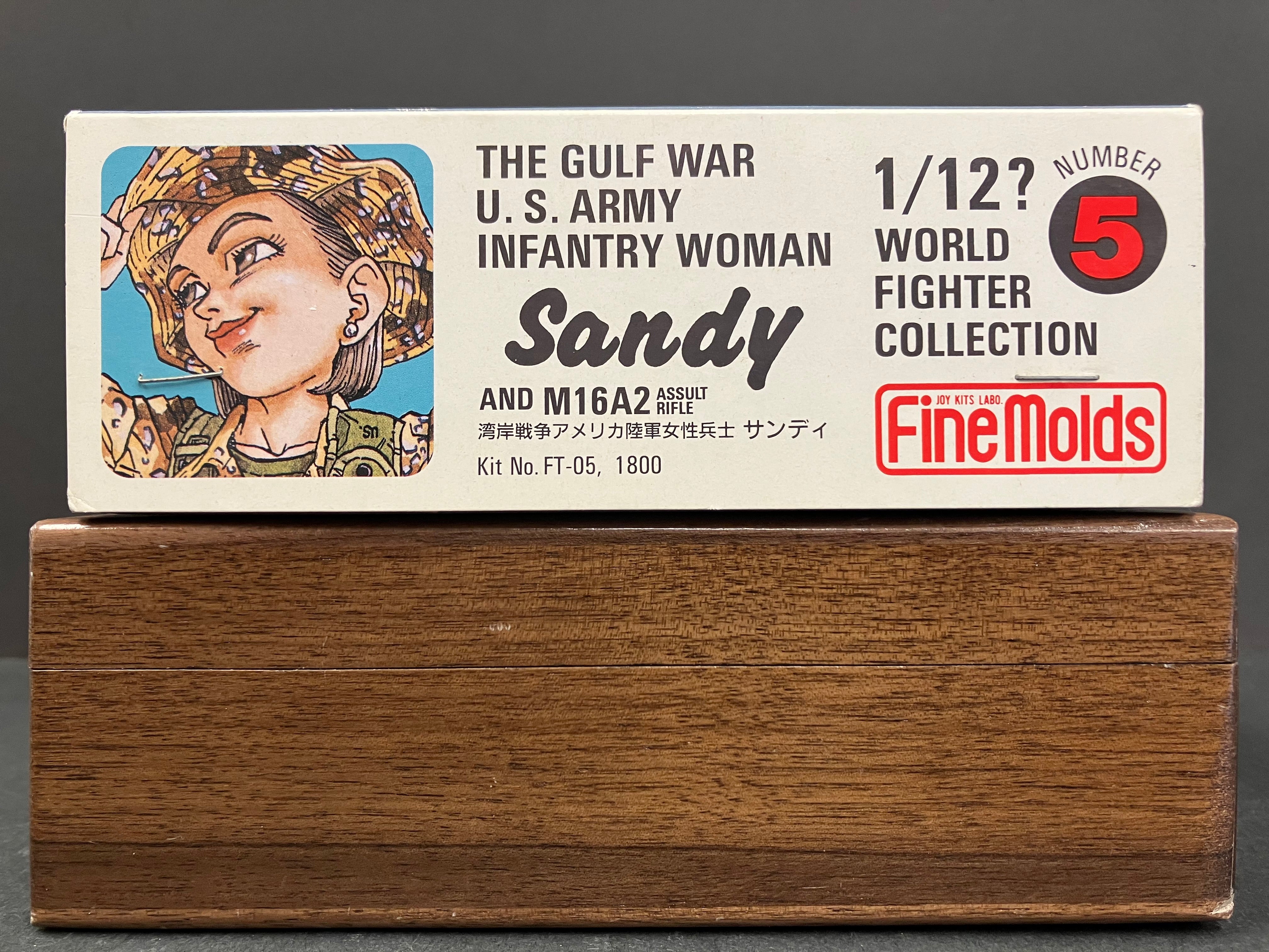 World Fighter Collection Series No. 5 (FT-05) 1/12? Scale The Gulf War U.S. Army Infantry Woman Sandy & Colt M16A2 Assult Rifle [湾岸戦争アメリカ陸軍女性兵士 サンディ]