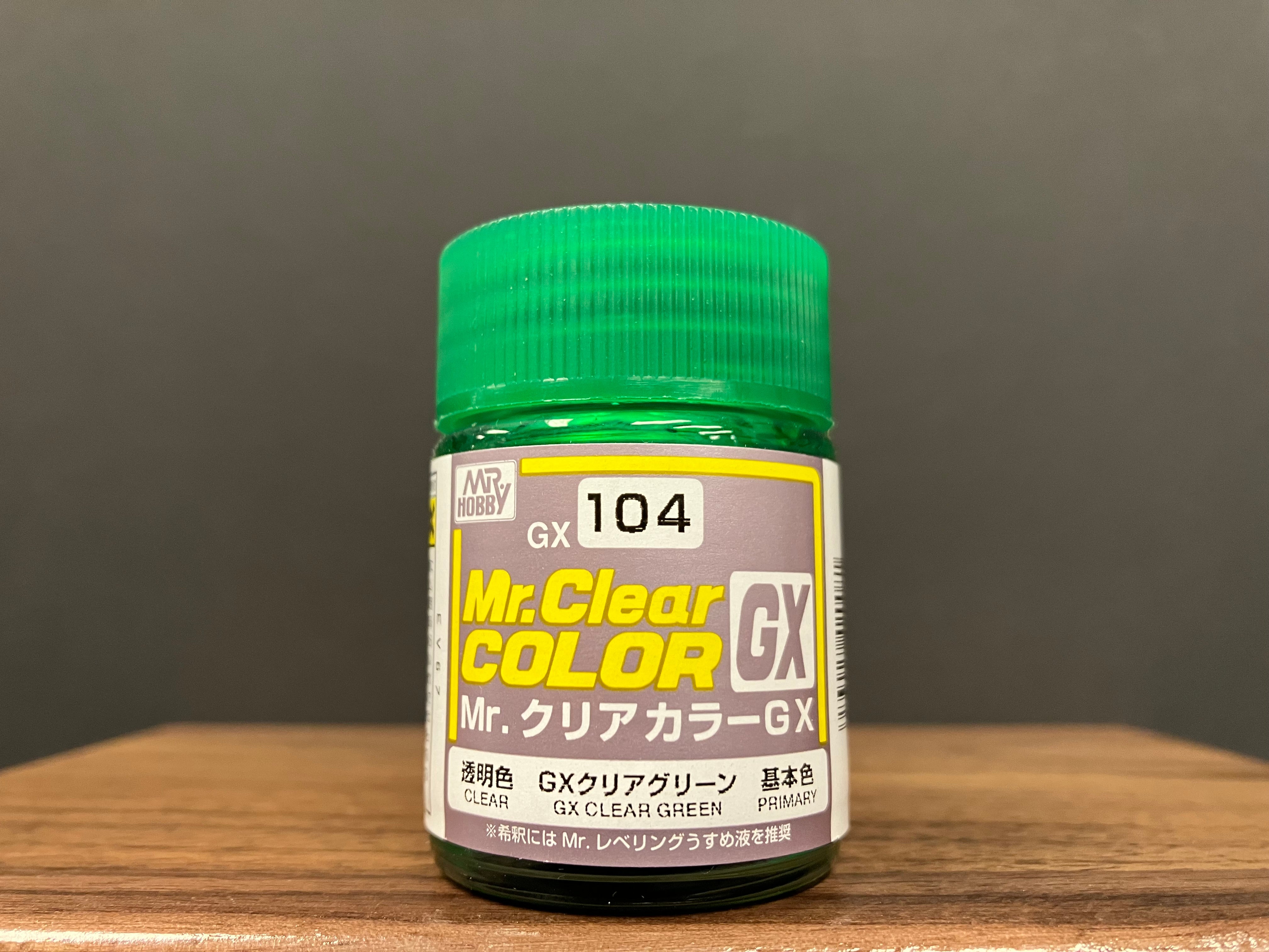 Mr. Clear Color GX Translucent Clear GX Clear Green GX104 透明綠色