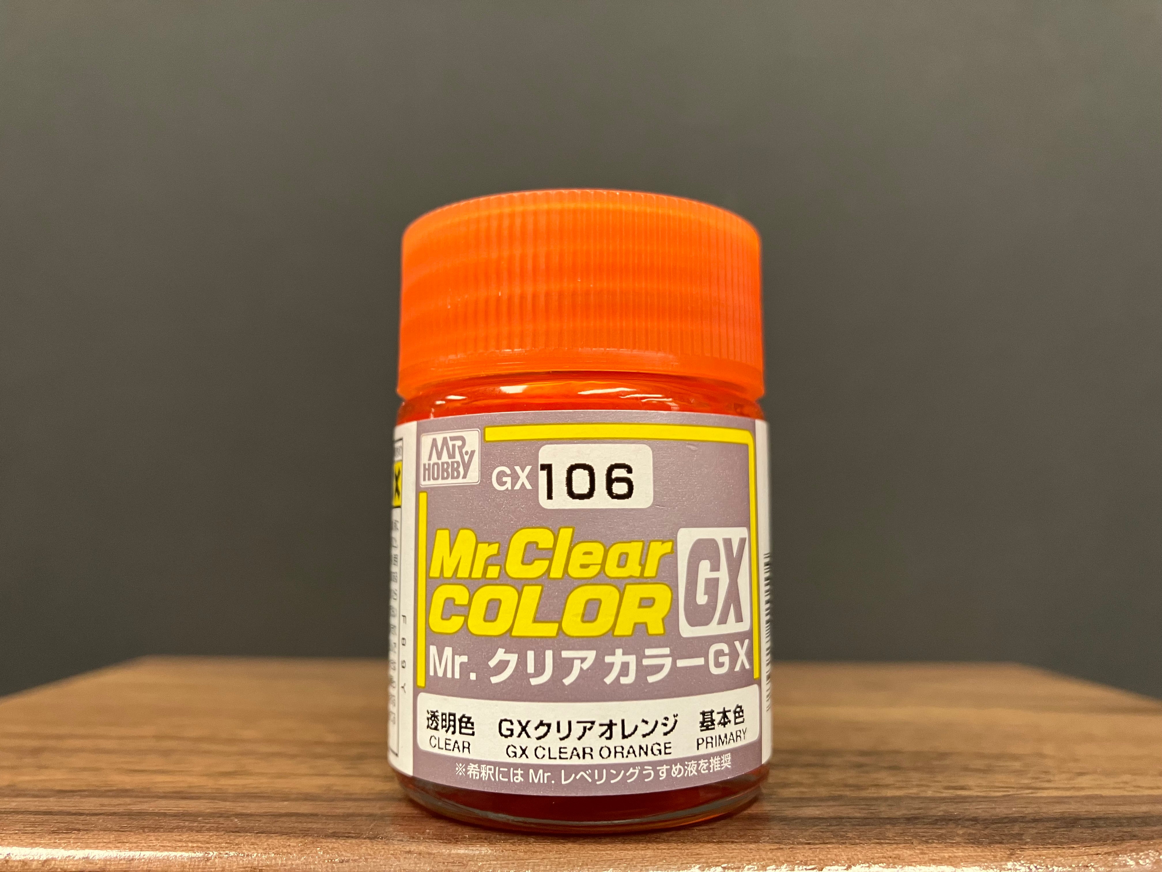 Mr. Clear Color GX Translucent Clear GX Clear Orange GX106 透明橙色
