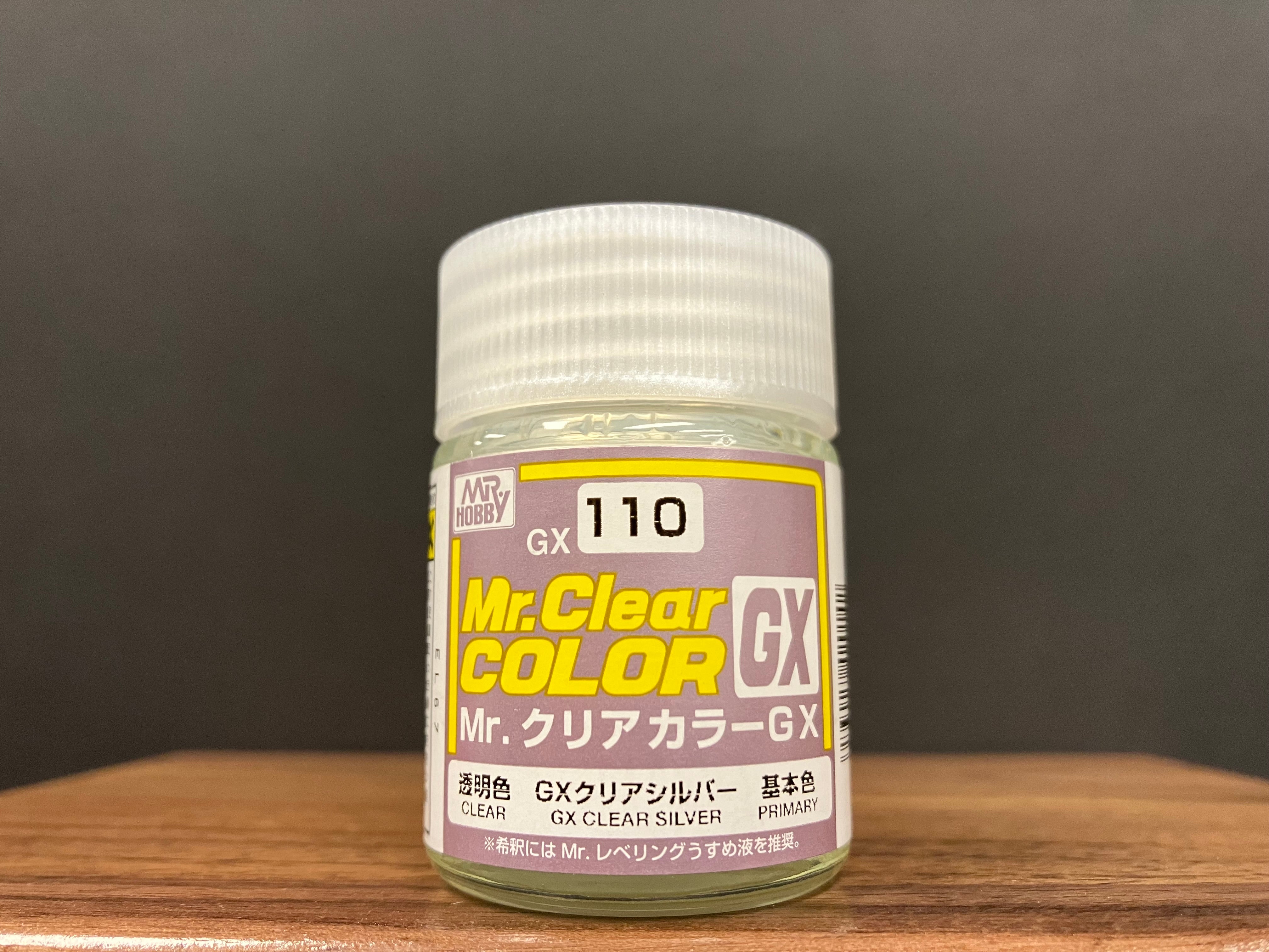 Mr. Clear Color GX Translucent Clear GX Clear Silver GX110 透明銀色