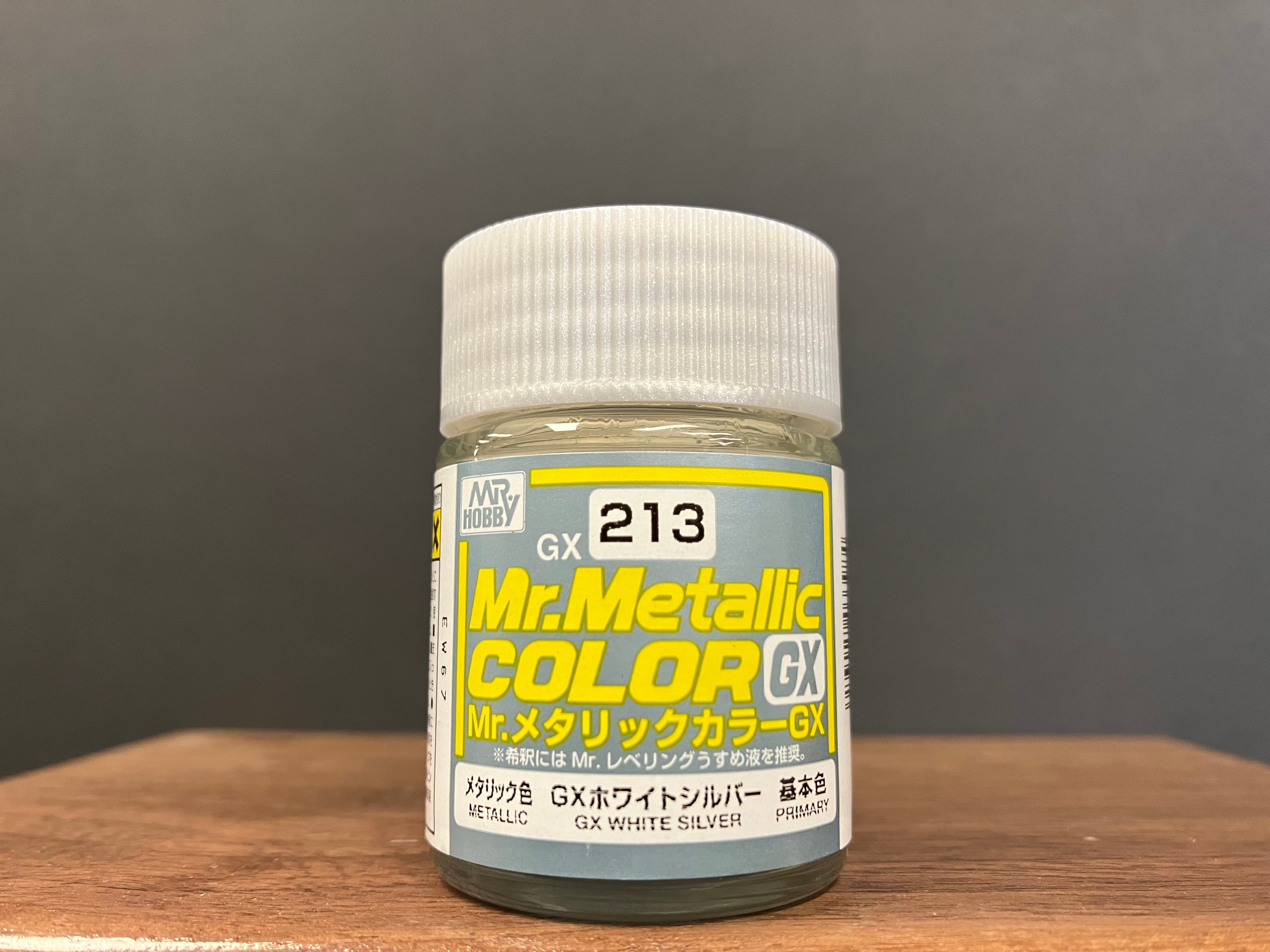 Metallic GX White Silver GX213 (白銀色)