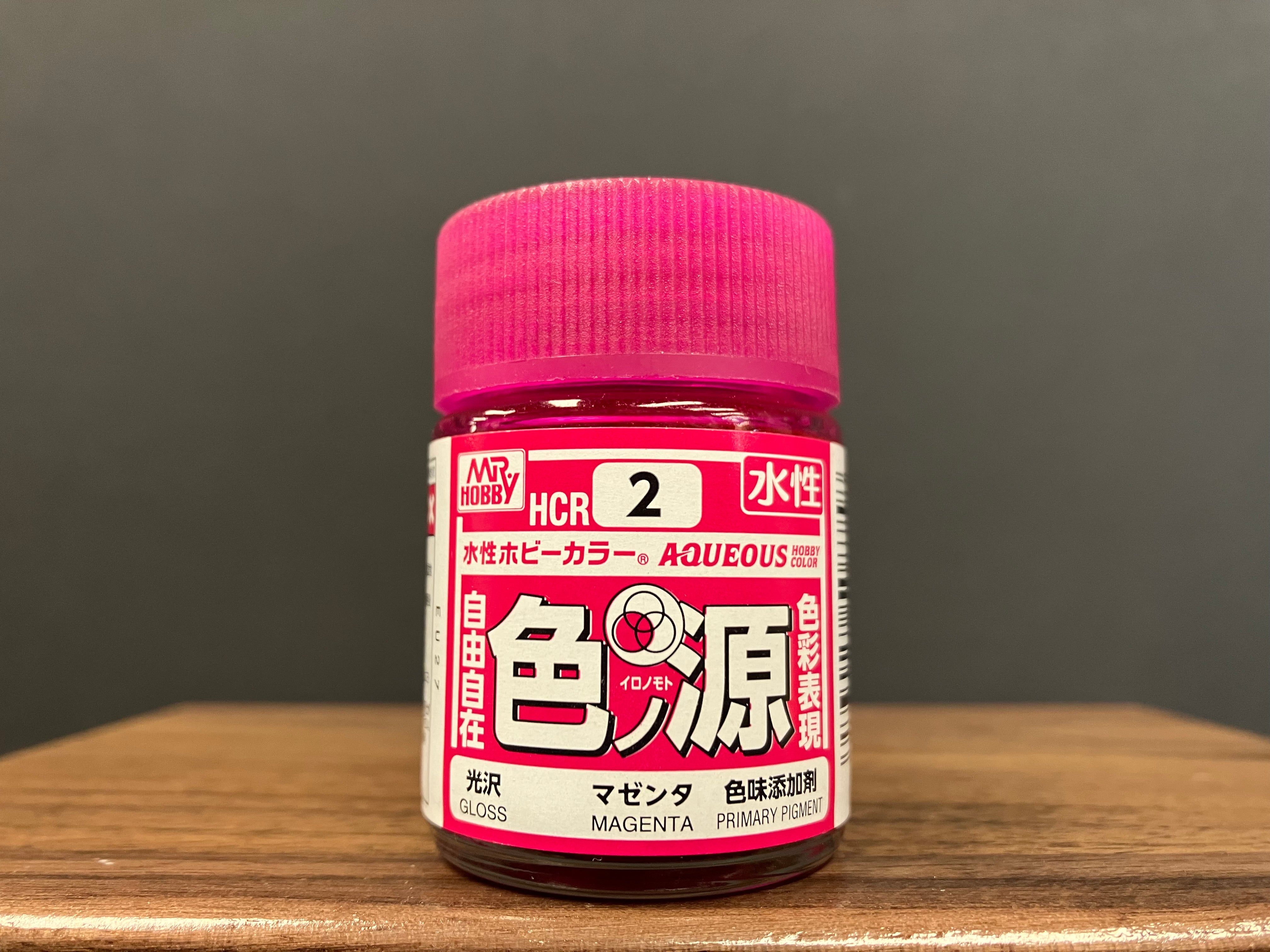 Aqueous Hobby Color Primary Pigments HCR1 - HCR3 水性漆 ~ 色源 (18 ml)