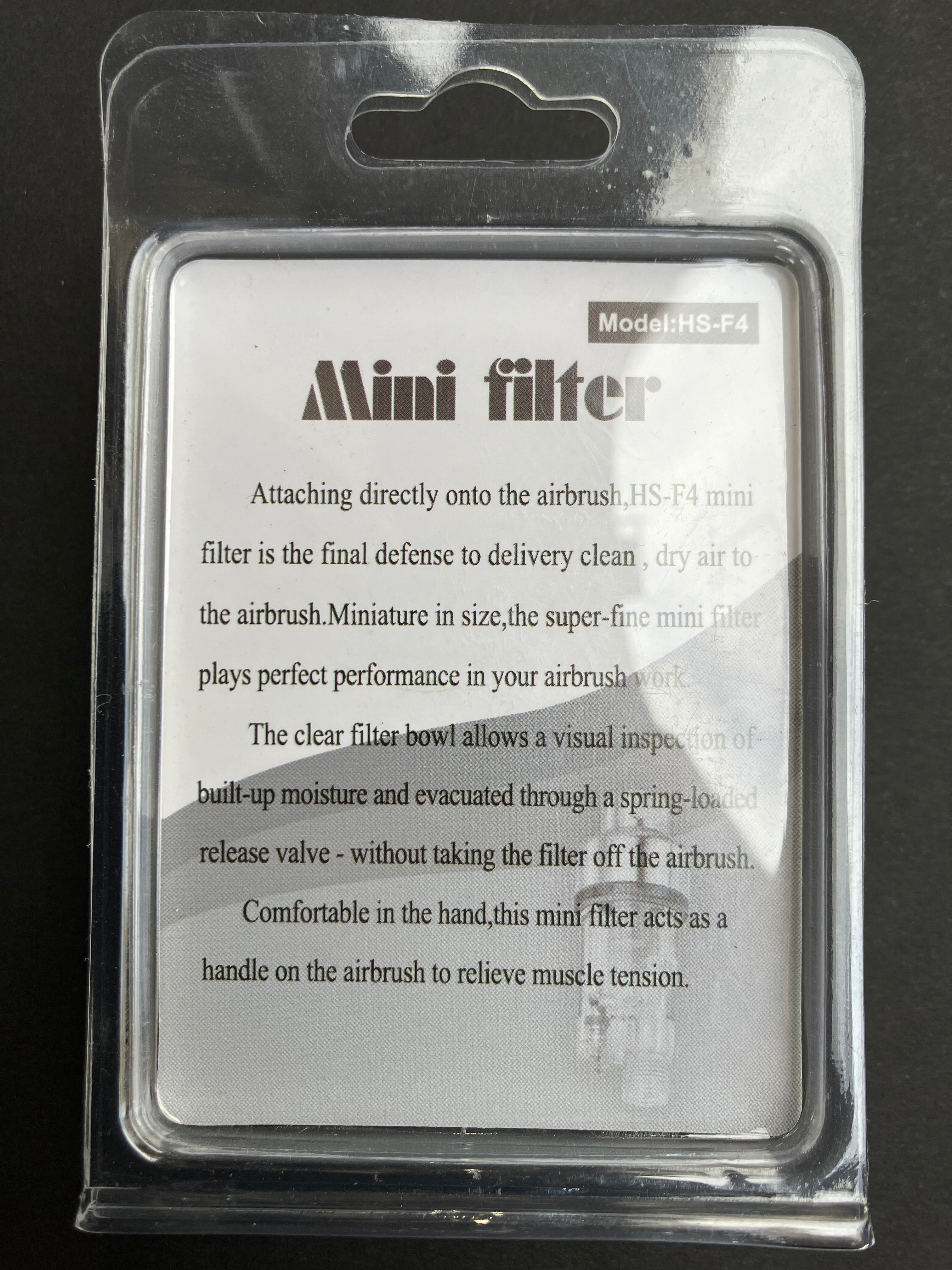 Mini Moisture Filter HS-F4 [迷你噴筆水隔]